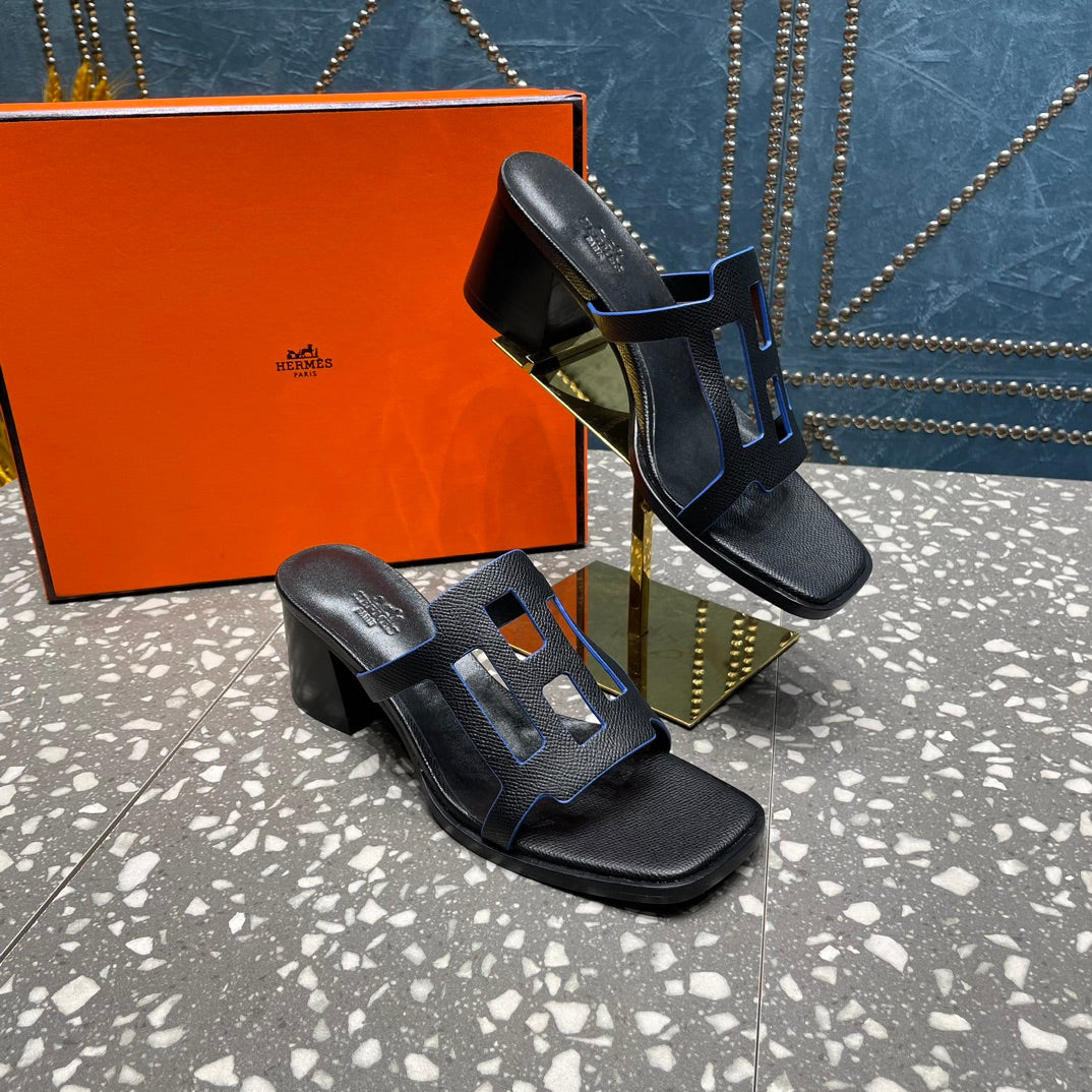 HM Lzzy 50 Sandal Black Cowhide 962956