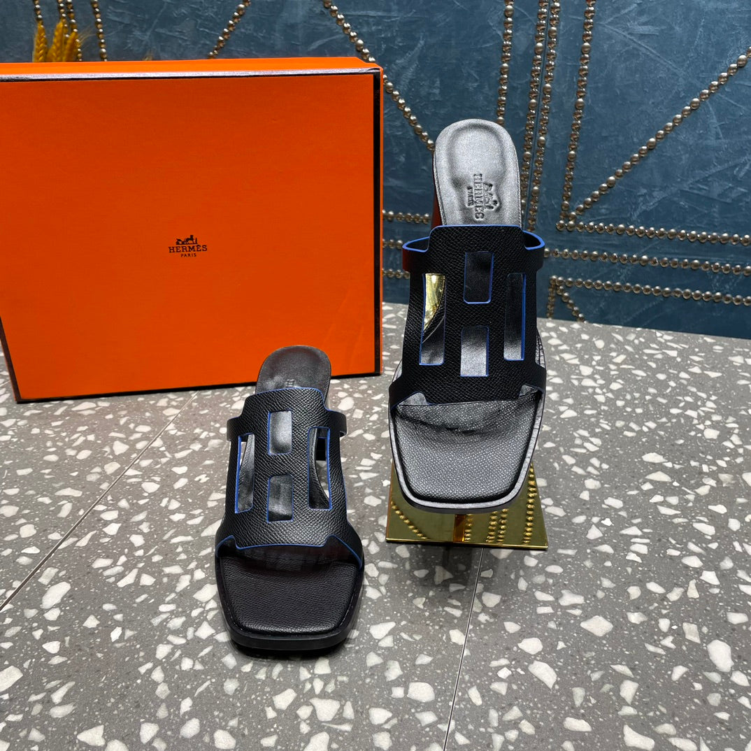 HM Lzzy 50 Sandal Black Cowhide 962956