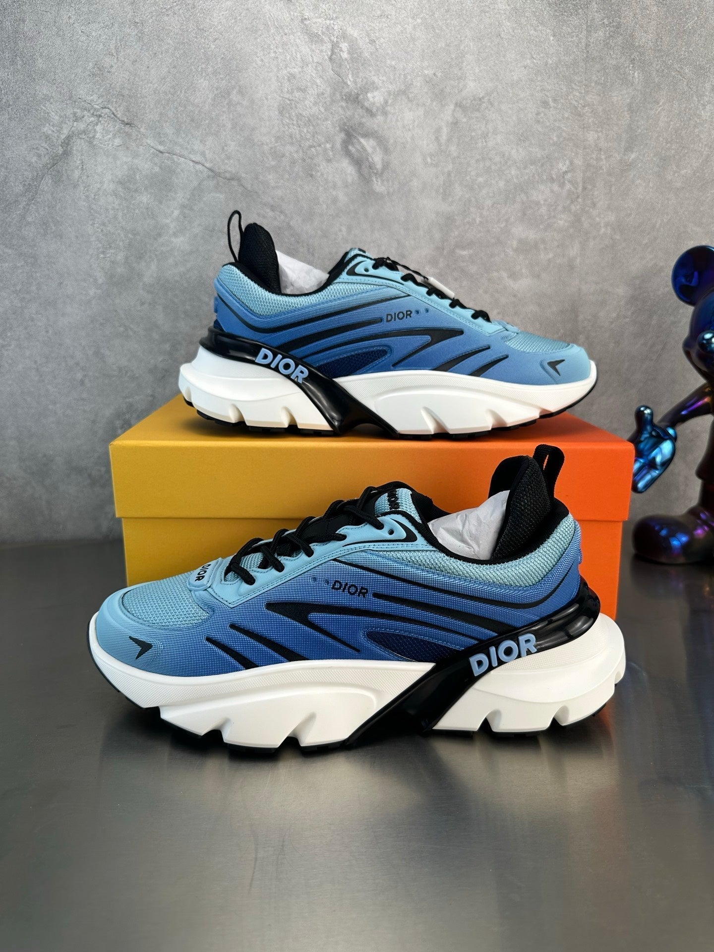 CD B44 Blade Sneaker Blue Mesh 646449