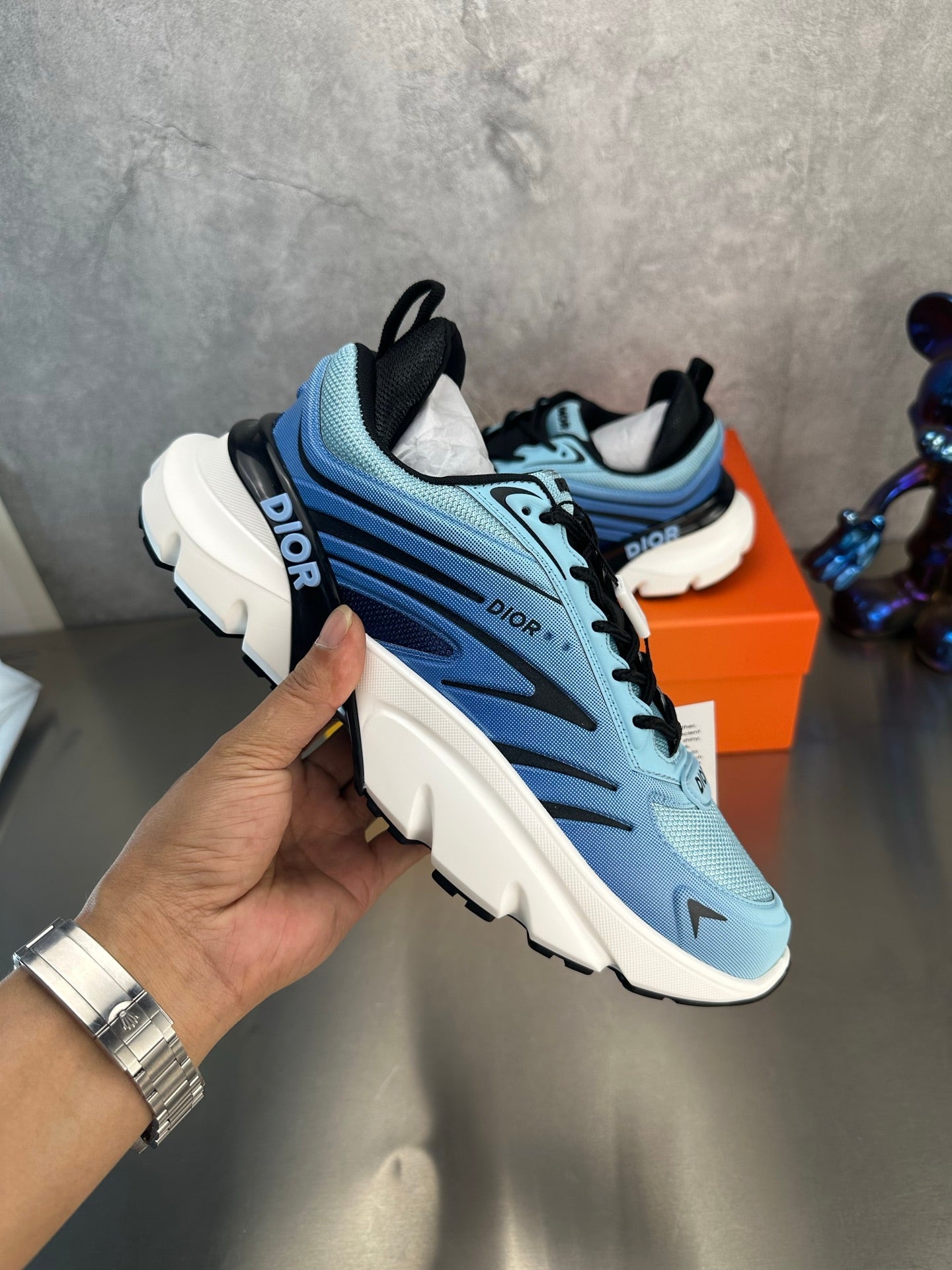 CD B44 Blade Sneaker Blue Mesh 646449