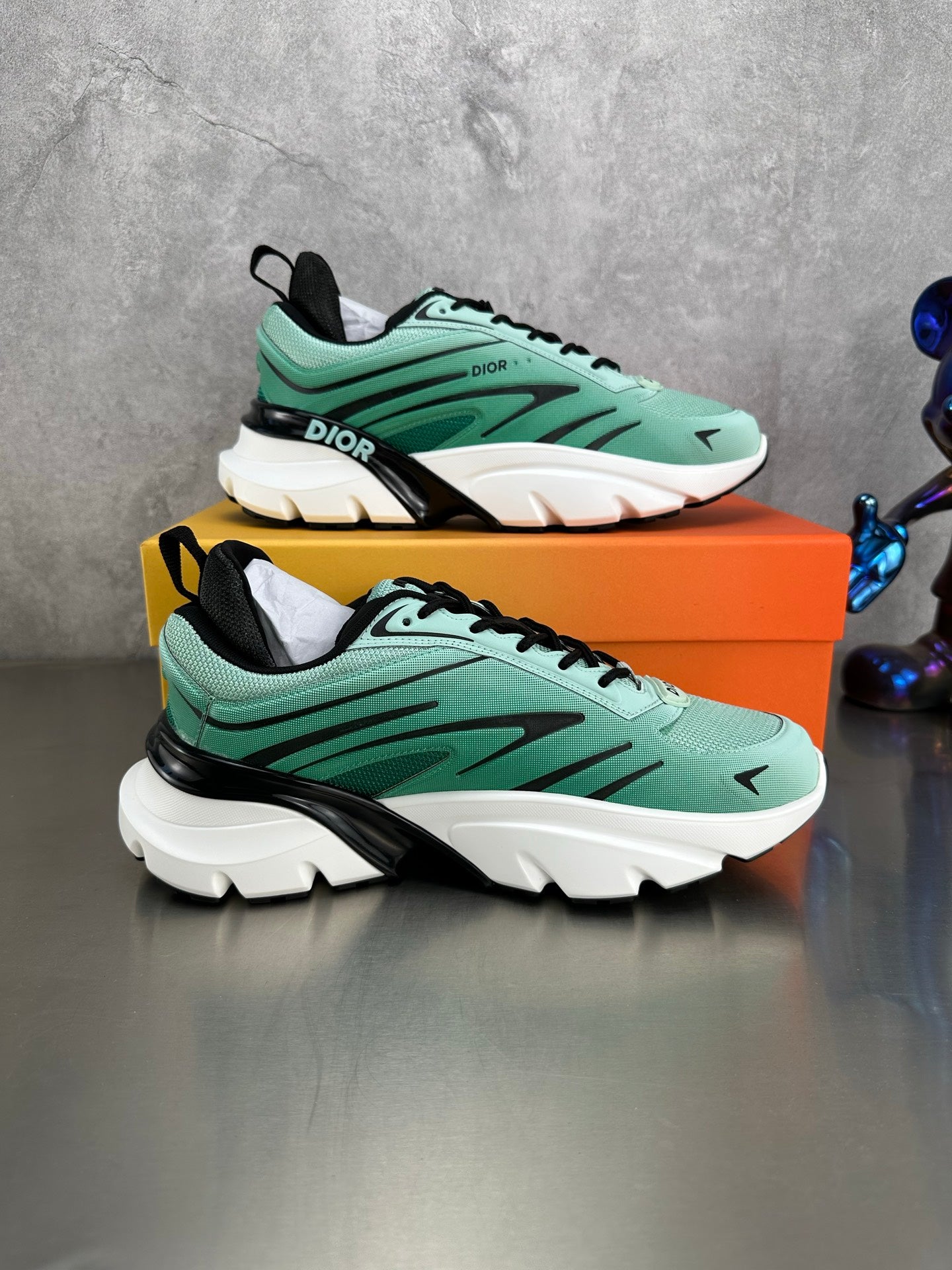 CD B44 Blade Sneaker Green Mesh 646450