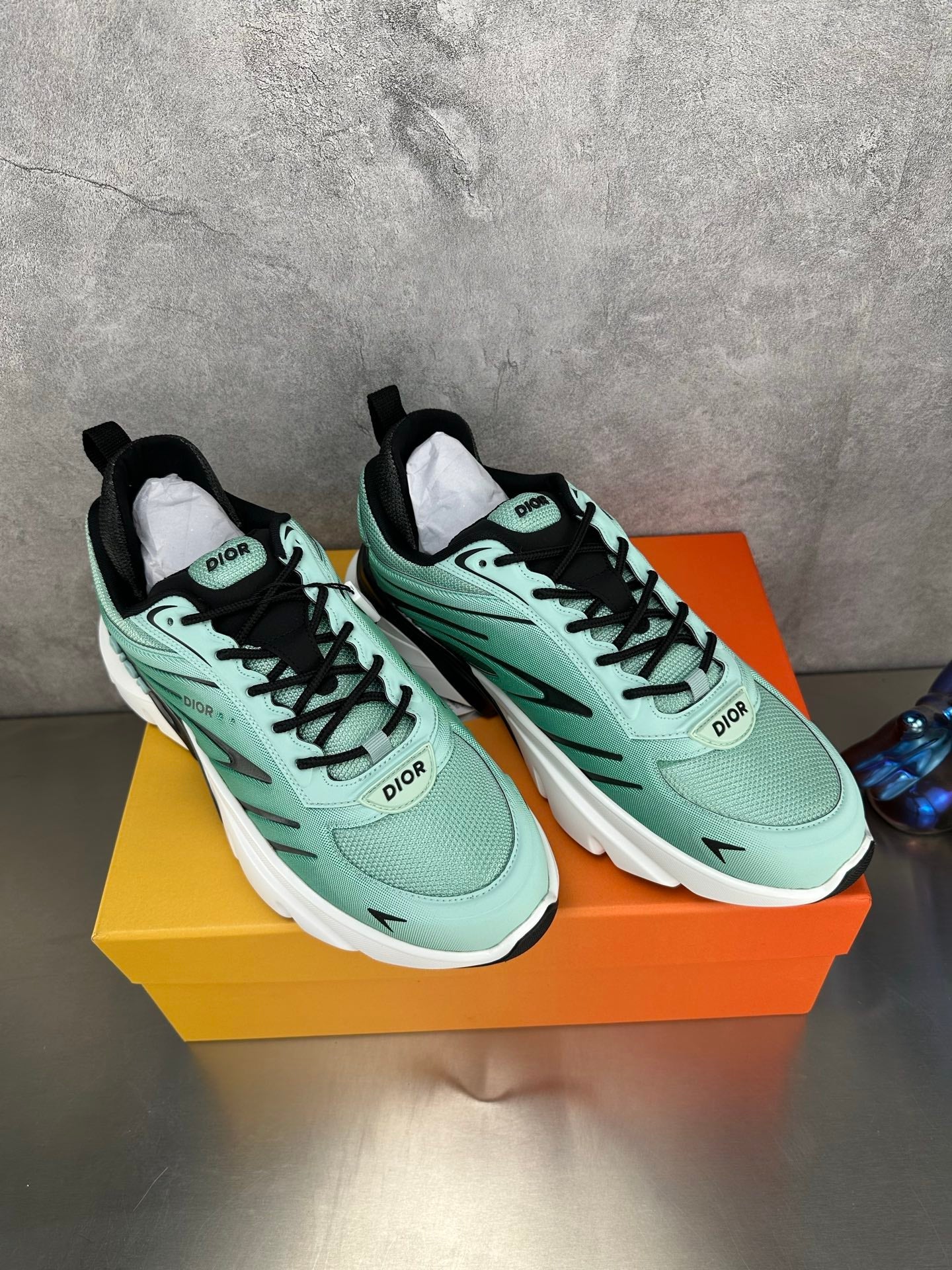 CD B44 Blade Sneaker Green Mesh 646450