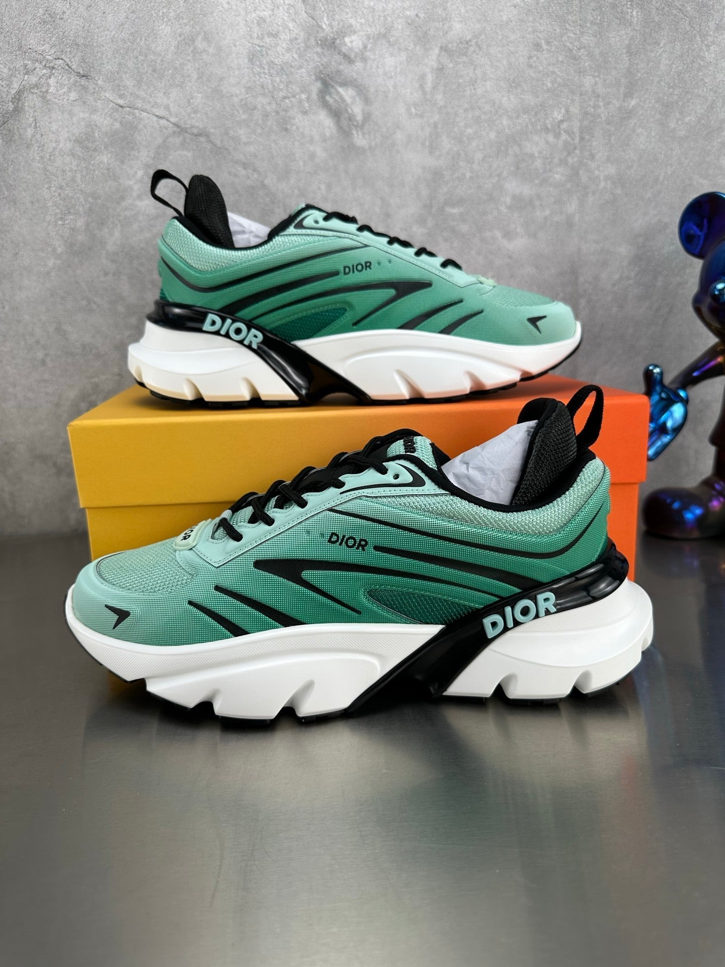 CD B44 Blade Sneaker Green Mesh 646450