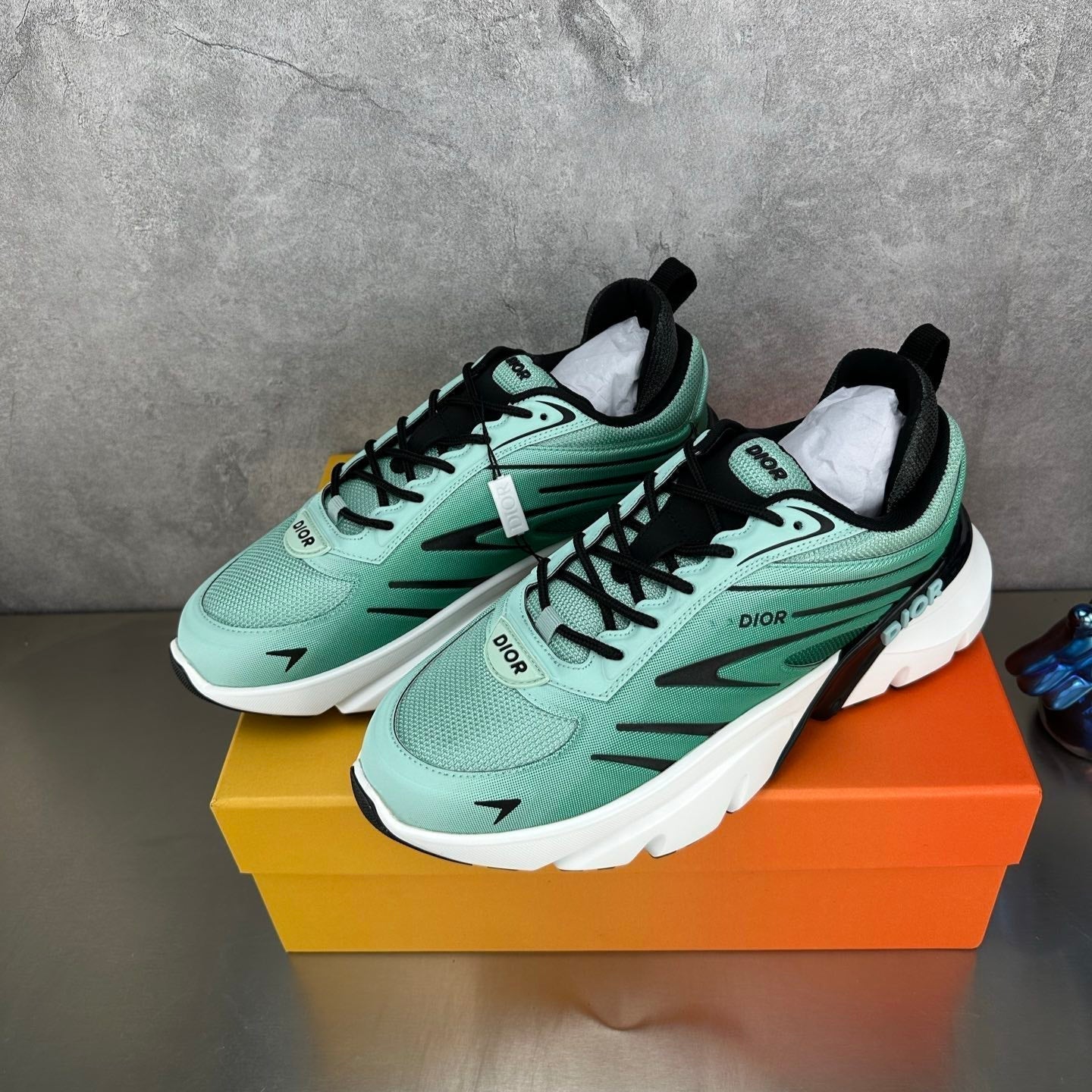 CD B44 Blade Sneaker Green Mesh 646450