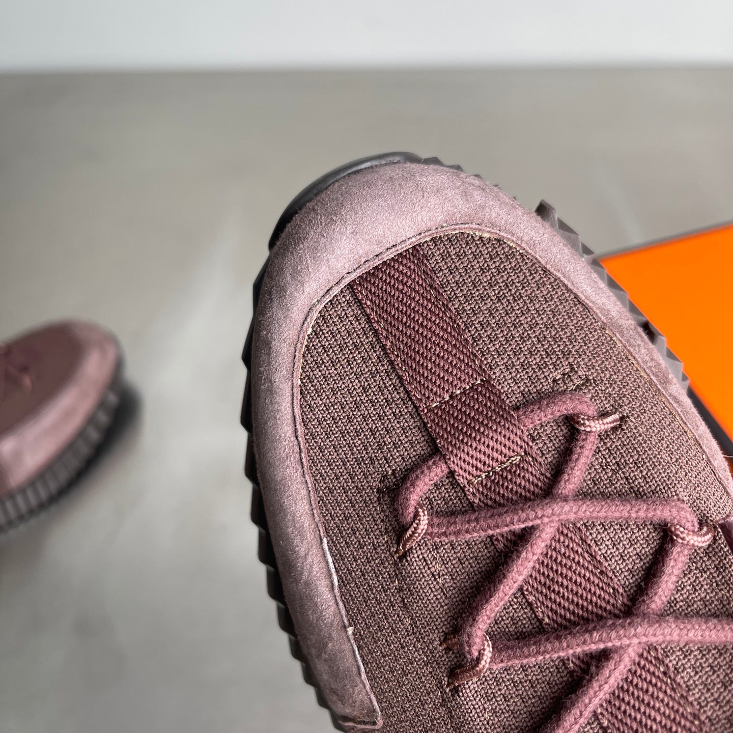 HM Men's 25 Lift Sneaker Earth Brown Mesh Suede 703767