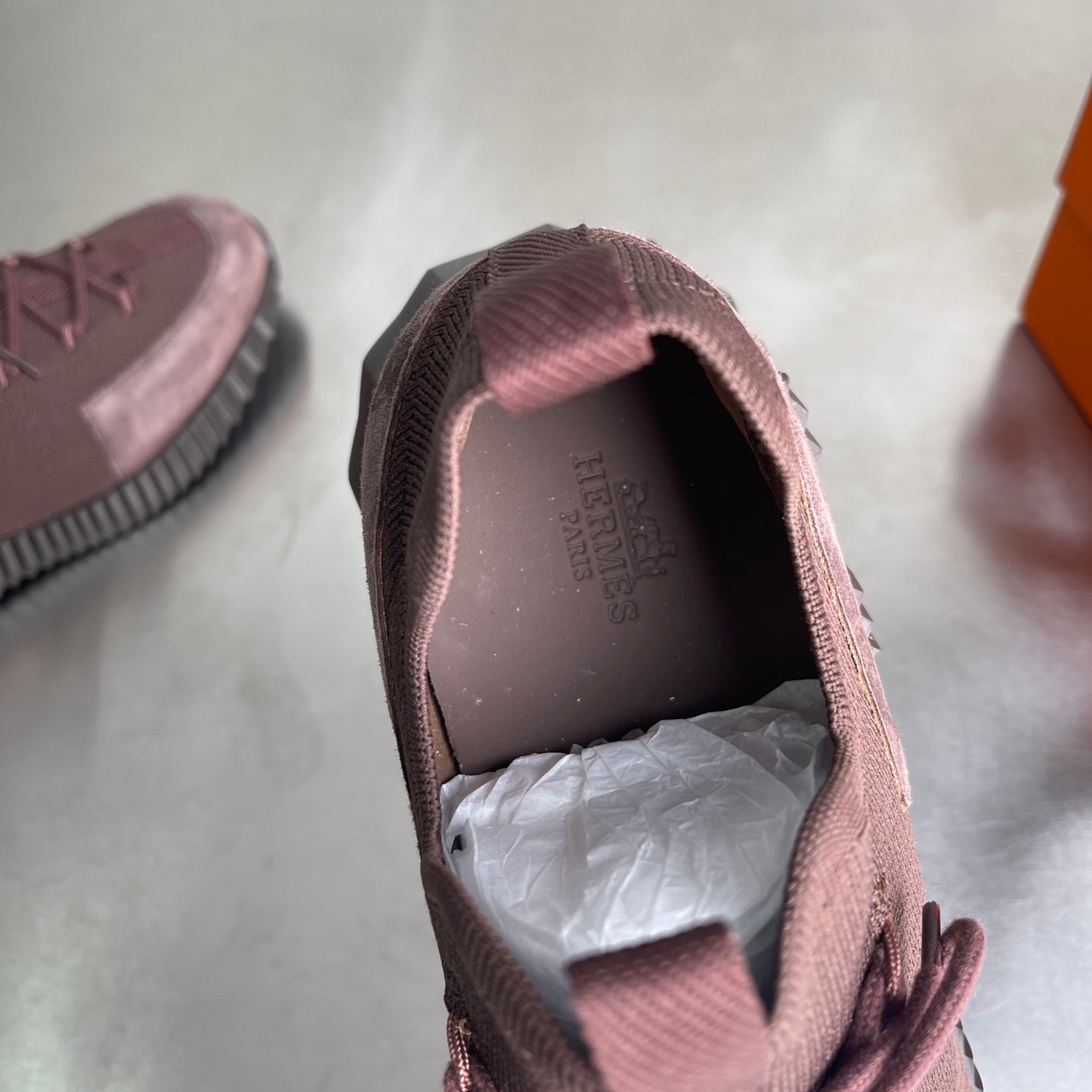 HM Men's 25 Lift Sneaker Earth Brown Mesh Suede 703767