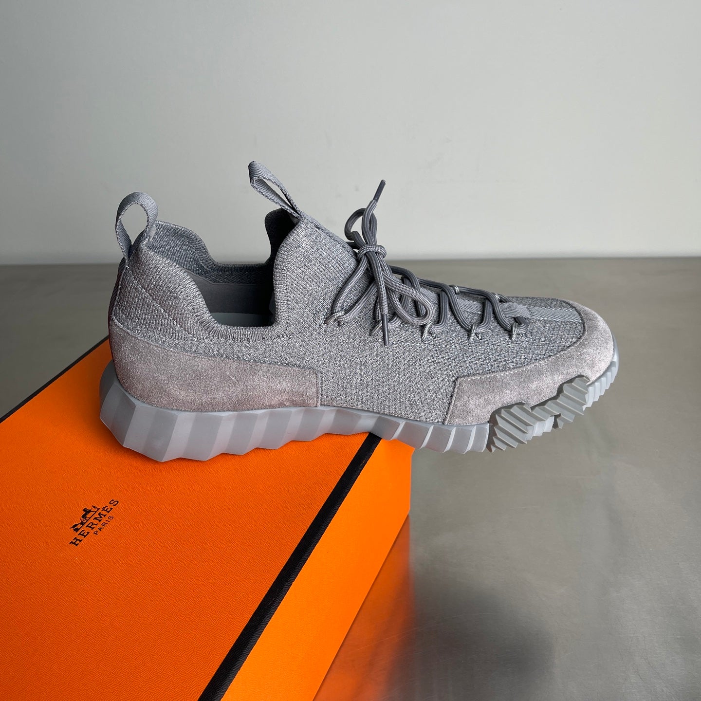 HM Men's 25 Lift Sneaker Grey Mesh Suede 703779