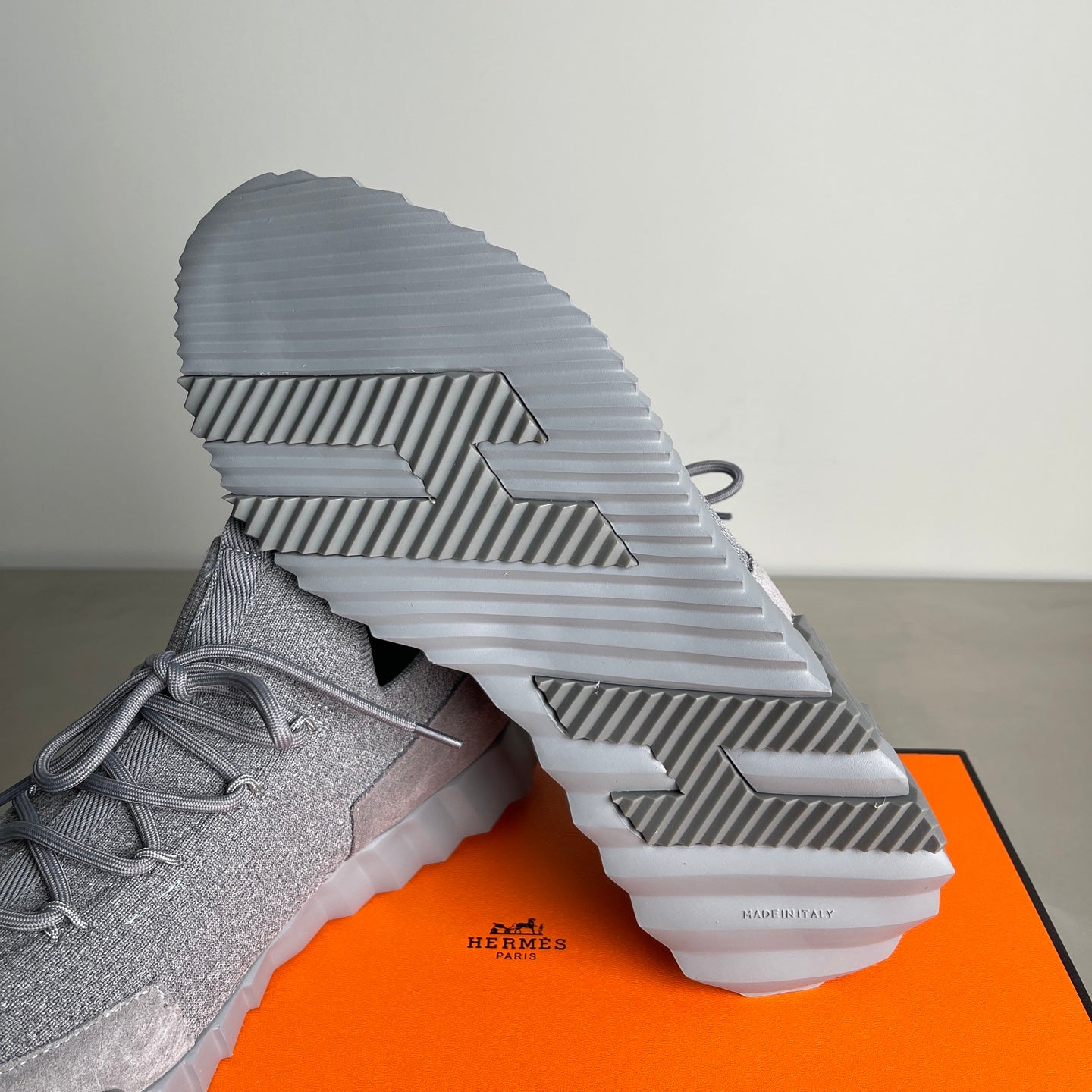 HM Men's 25 Lift Sneaker Grey Mesh Suede 703779