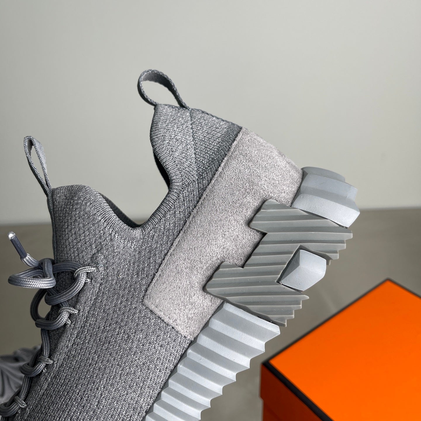 HM Men's 25 Lift Sneaker Grey Mesh Suede 703779