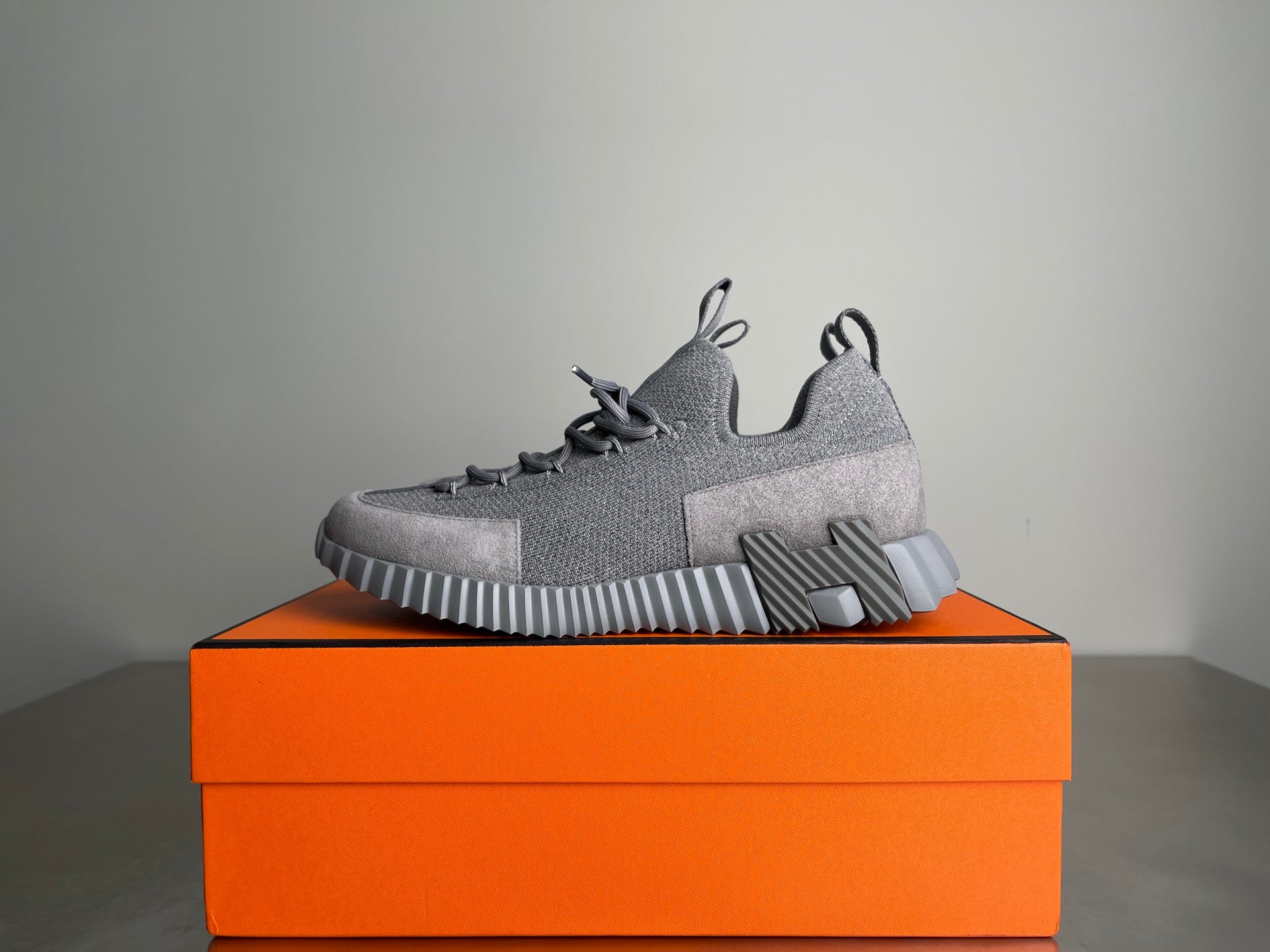 HM Men's 25 Lift Sneaker Grey Mesh Suede 703779