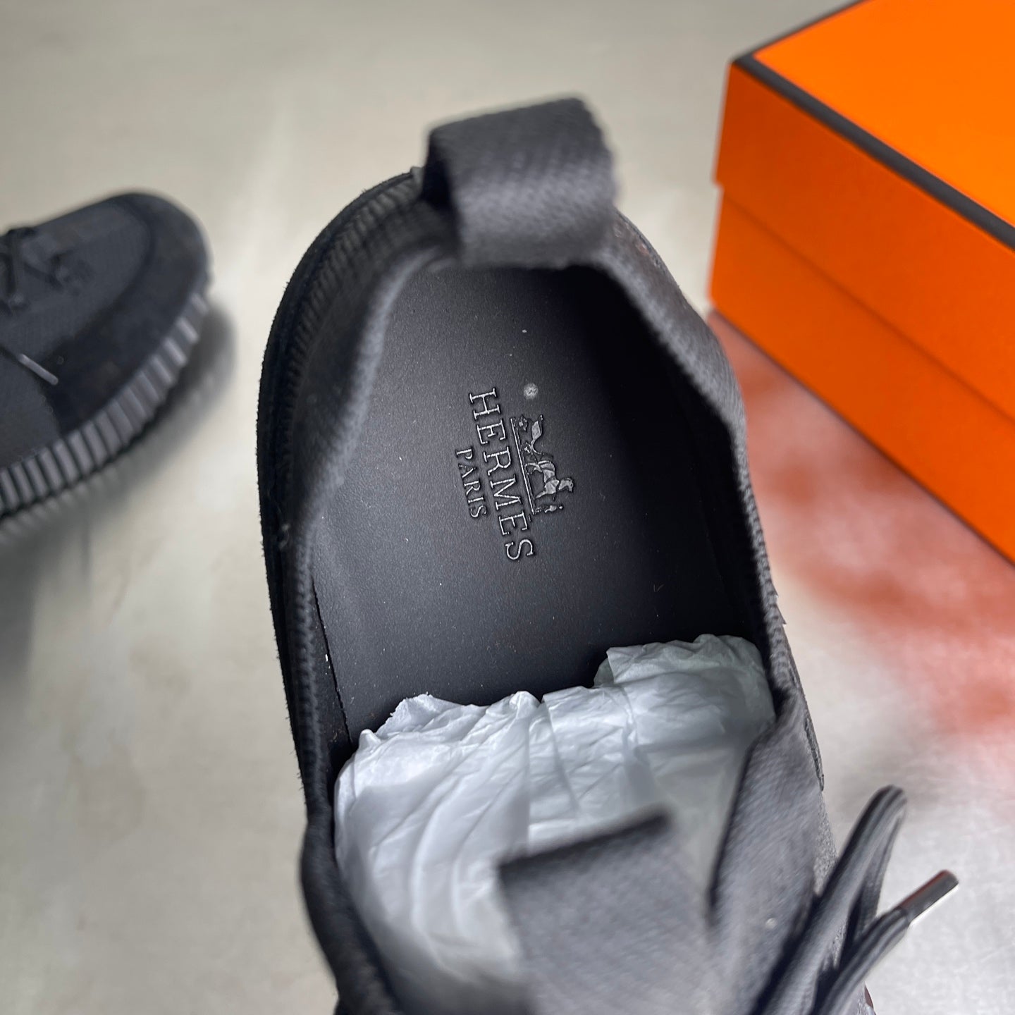 HM Men's 25 Lift Sneaker Black Mesh Suede 703784