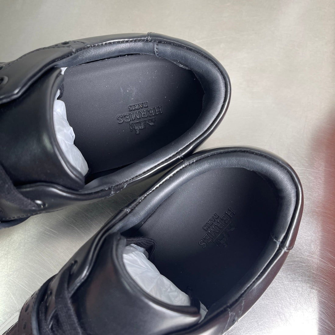 HM Men's Day Sneaker Black Lambskin 703792