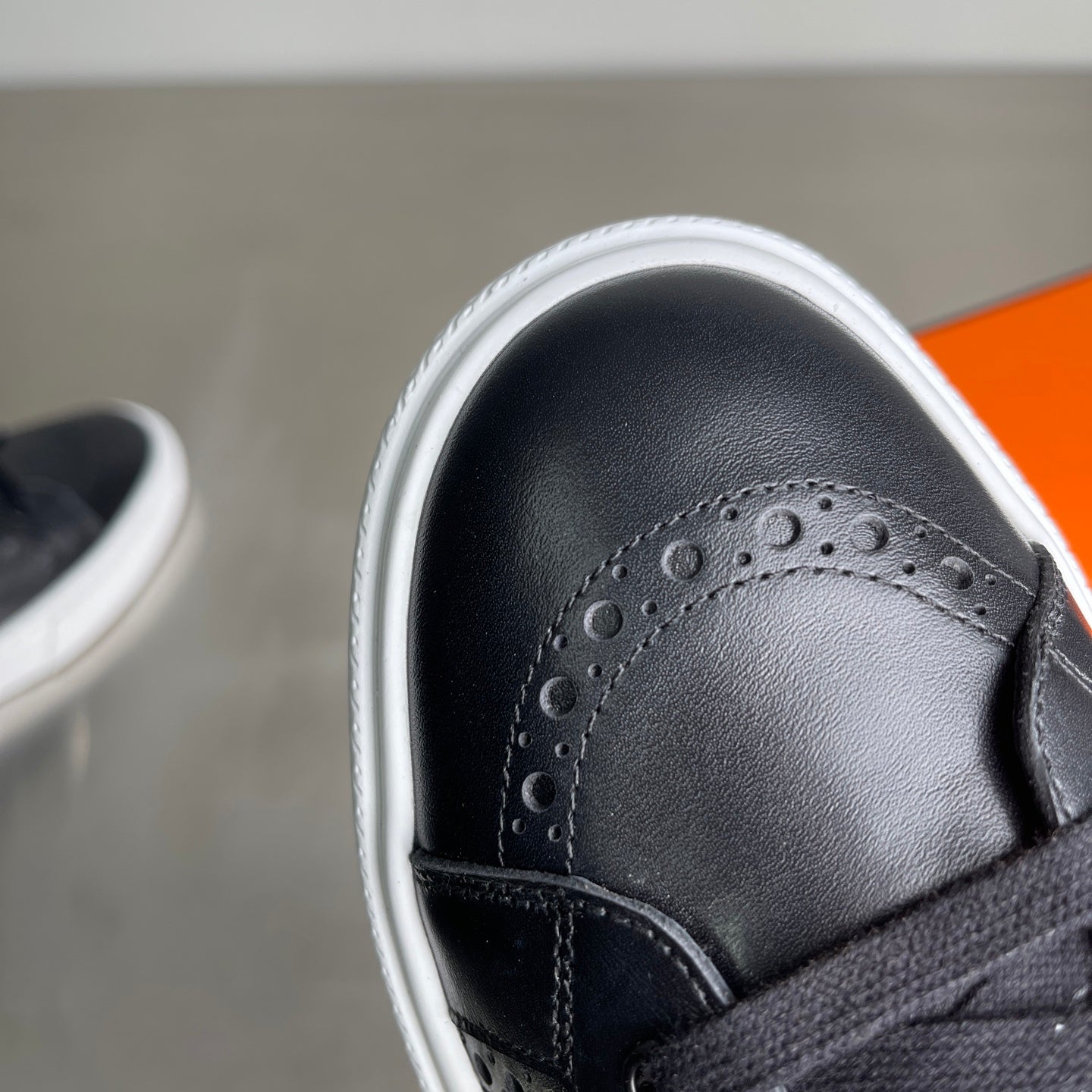 HM Men's Day Sneaker Black Lambskin 703792