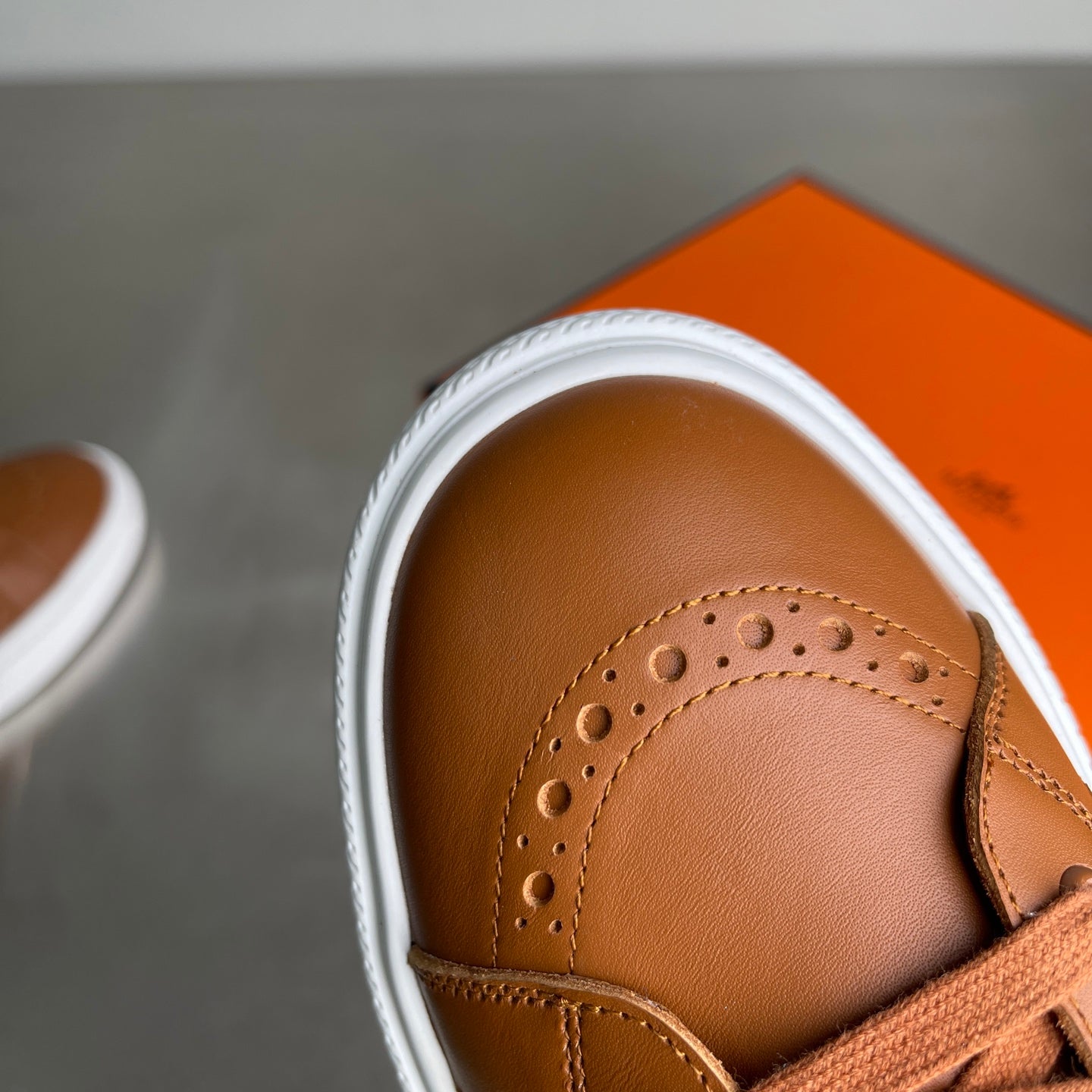 HM Men's Day Sneaker Brown Lambskin 703794