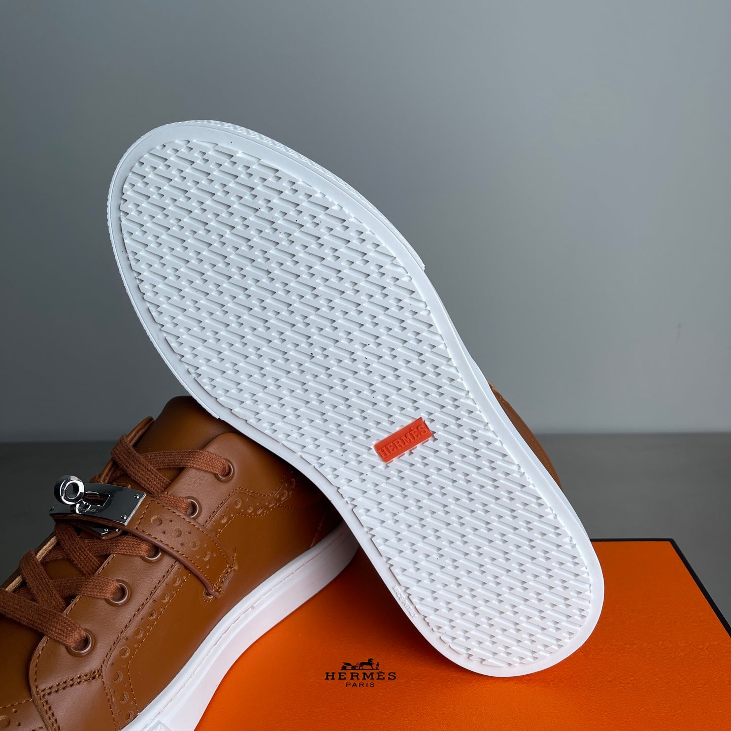 HM Men's Day Sneaker Brown Lambskin 703794