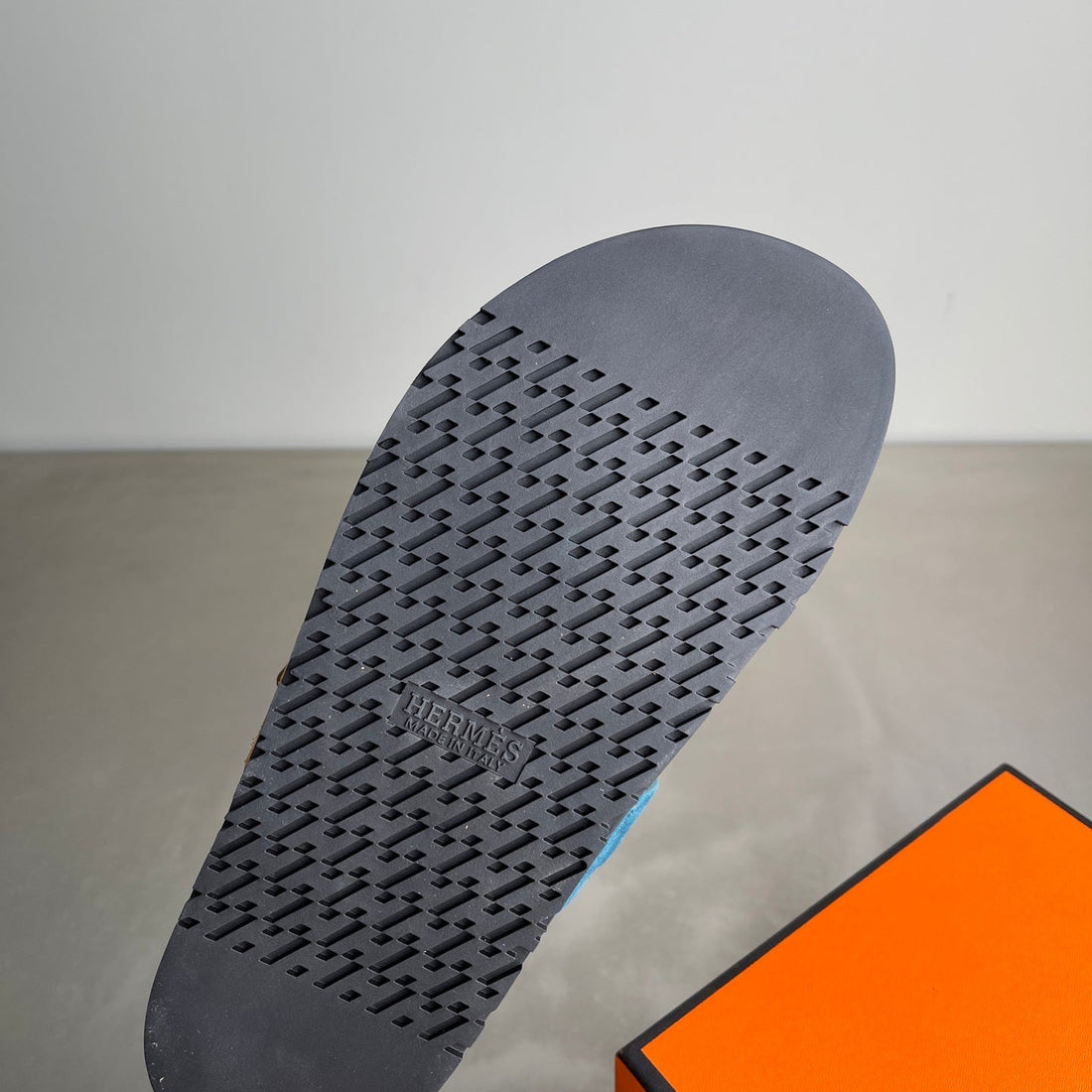 HM Men's Chypre Sandals Blue Green Suede 741432