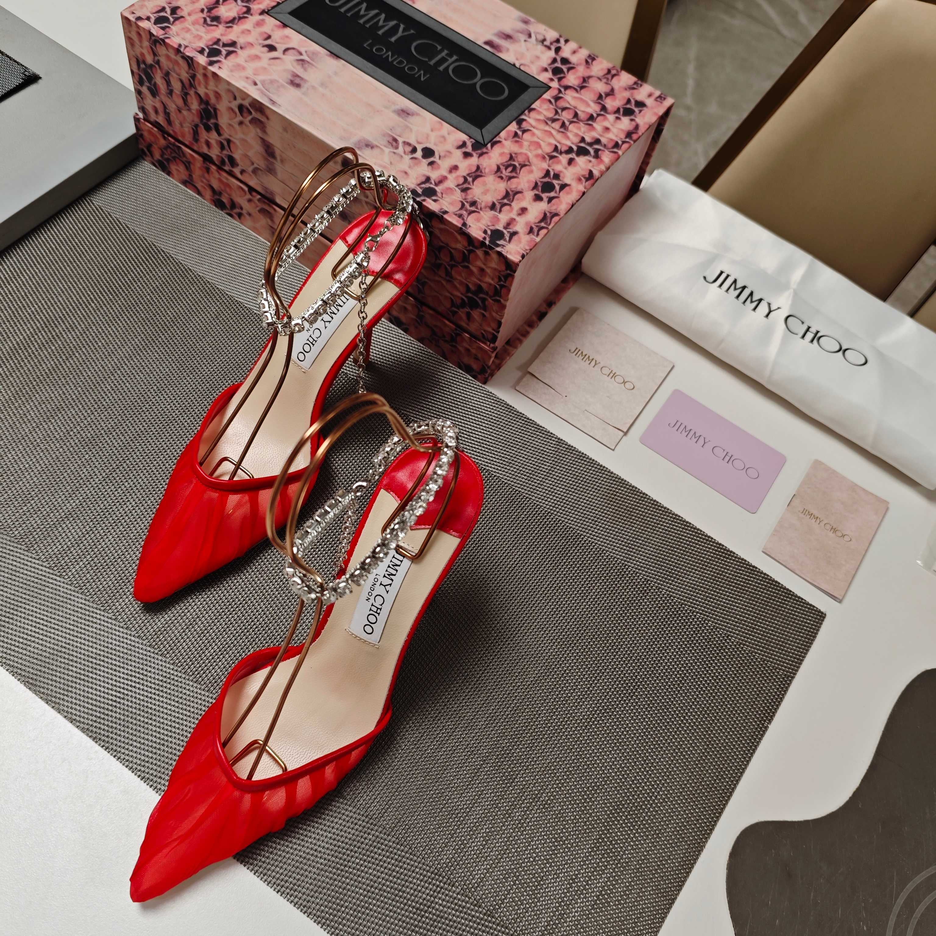 Jimmy 25 Seada 100 Pump Red Cowhide 240048