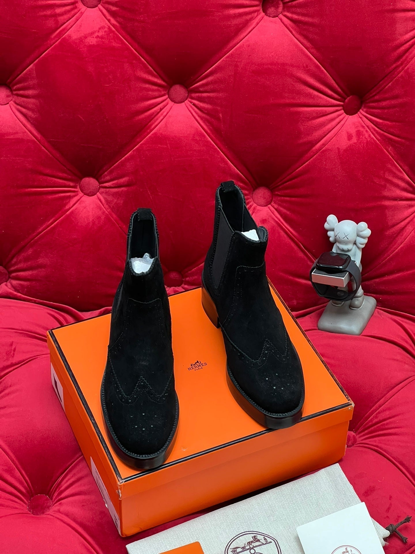 HM Findlay Ankle Boot Black Suede 969360