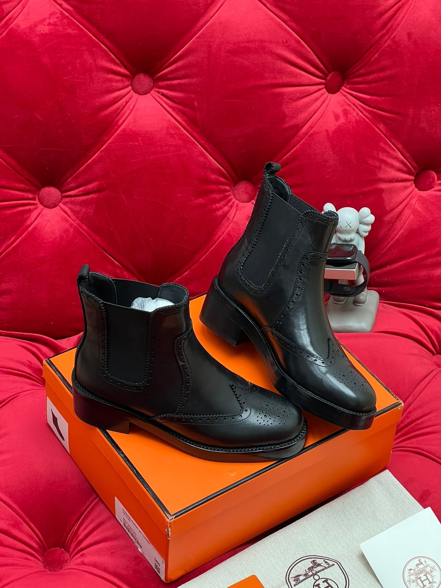 HM Findlay Ankle Boot Black Calfskin 969362