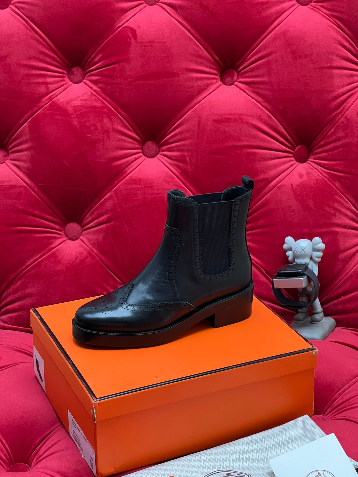 HM Findlay Ankle Boot Black Calfskin 969362