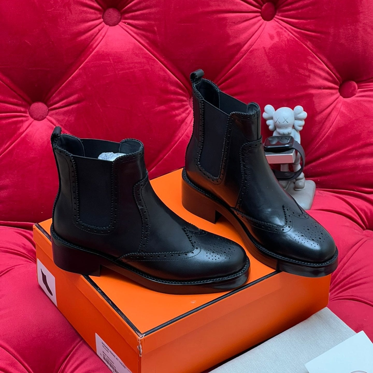 HM Findlay Ankle Boot Black Calfskin 969362