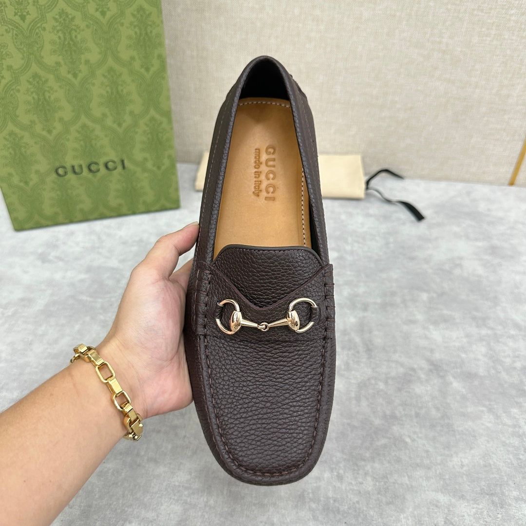 GG Men's Loafer Brown Cowhide 522538