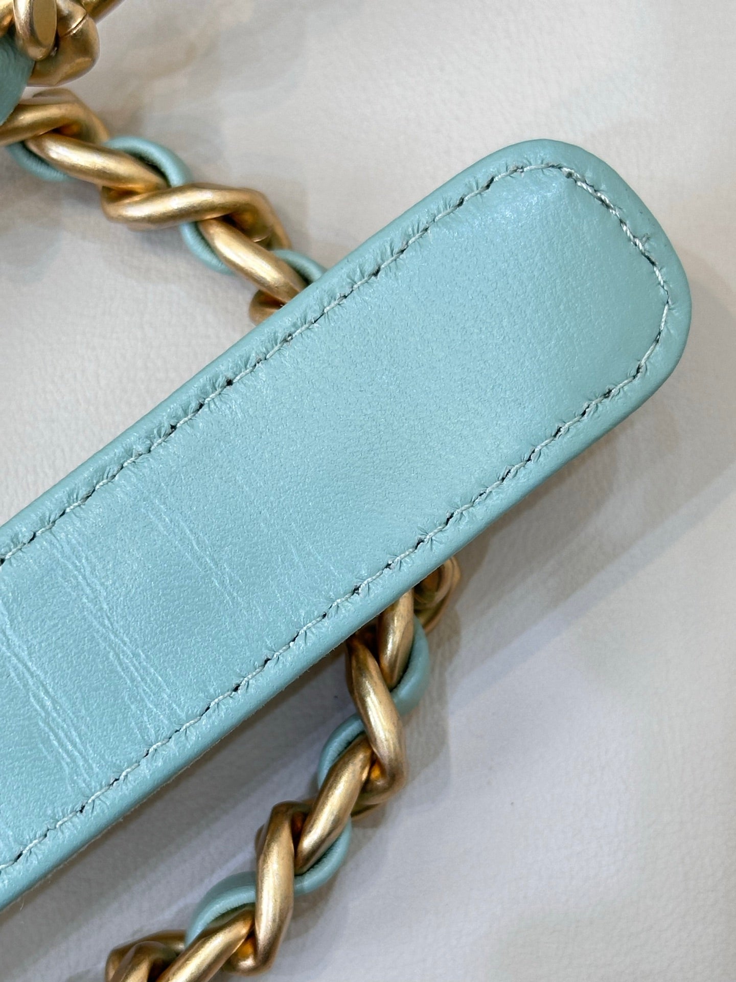 CC 25C Hobo Bags 40cm Light Green Suede