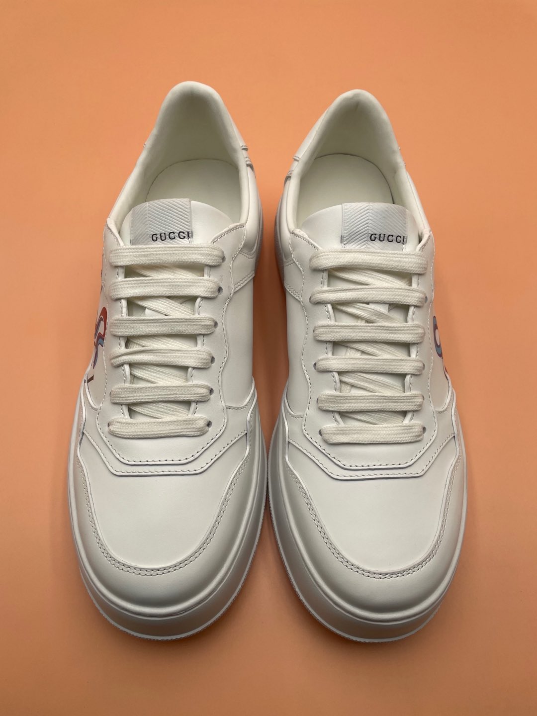 GG Men's  Sneaker White Cowhide 523543