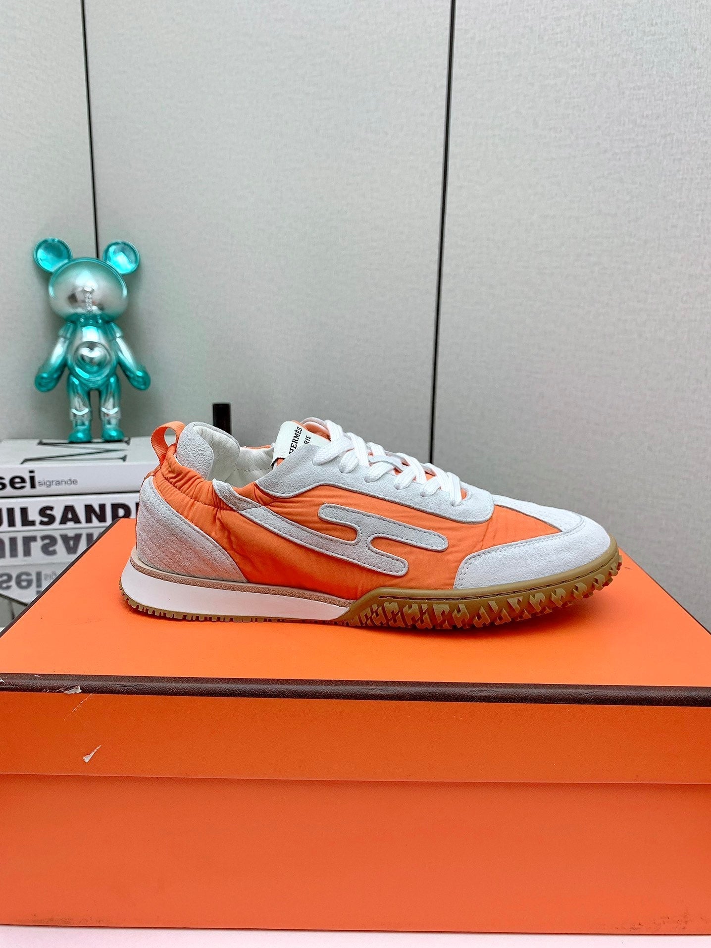 HM Jet Sneaker 20MM Orange Wind Cloth 106382