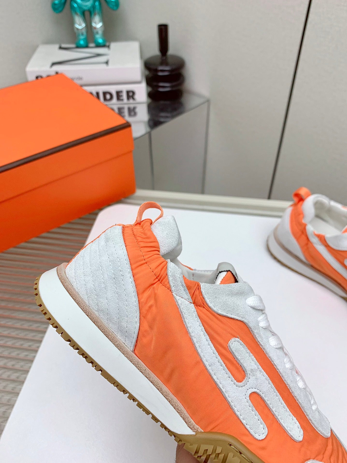 HM Jet Sneaker 20MM Orange Wind Cloth 106382