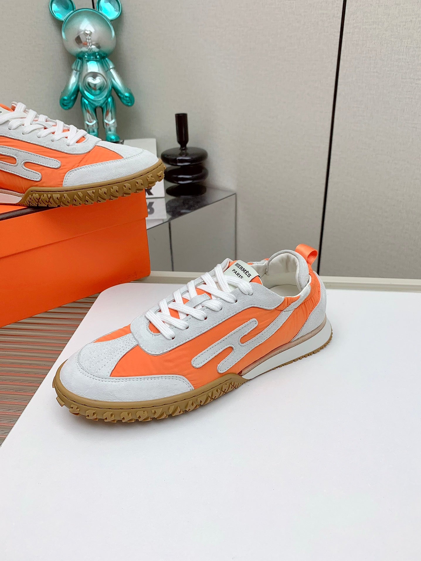 HM Jet Sneaker 20MM Orange Wind Cloth 106382