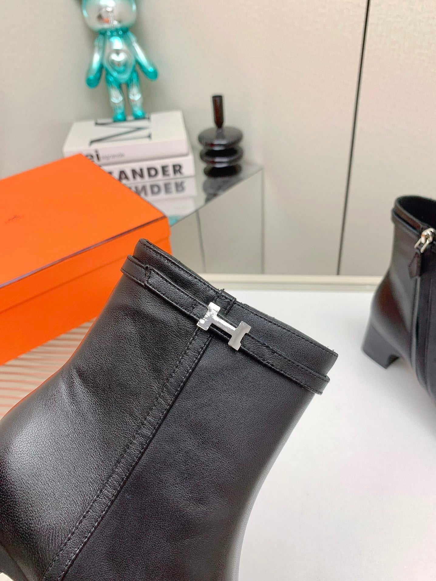 HM Imperial 50 Ankle Boot Black Calfskin 971337