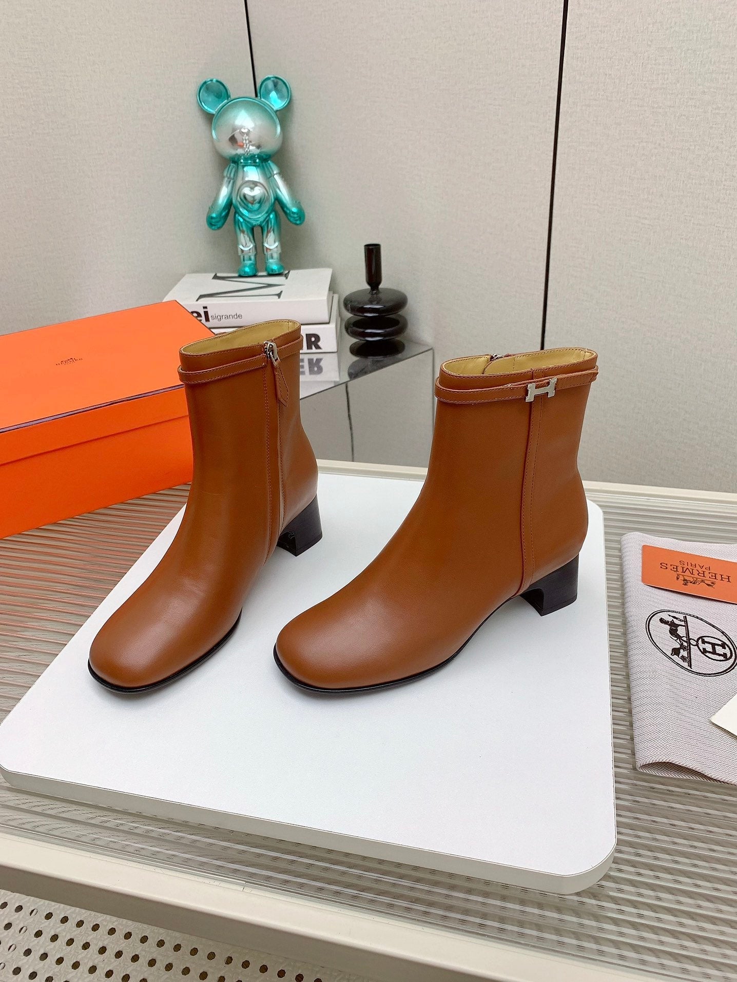 HM Imperial 50 Ankle Boot Brown Calfskin  971339