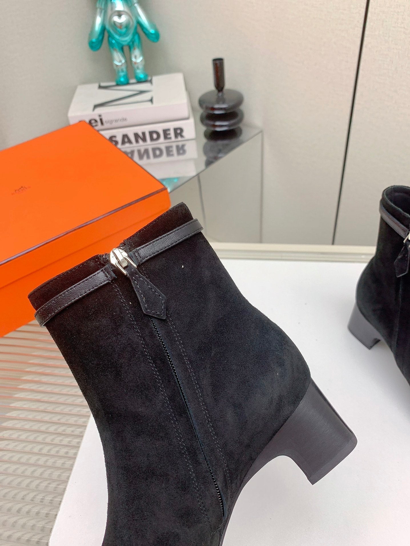 HM Imperial 50 Ankle Boot Black Suede  971342