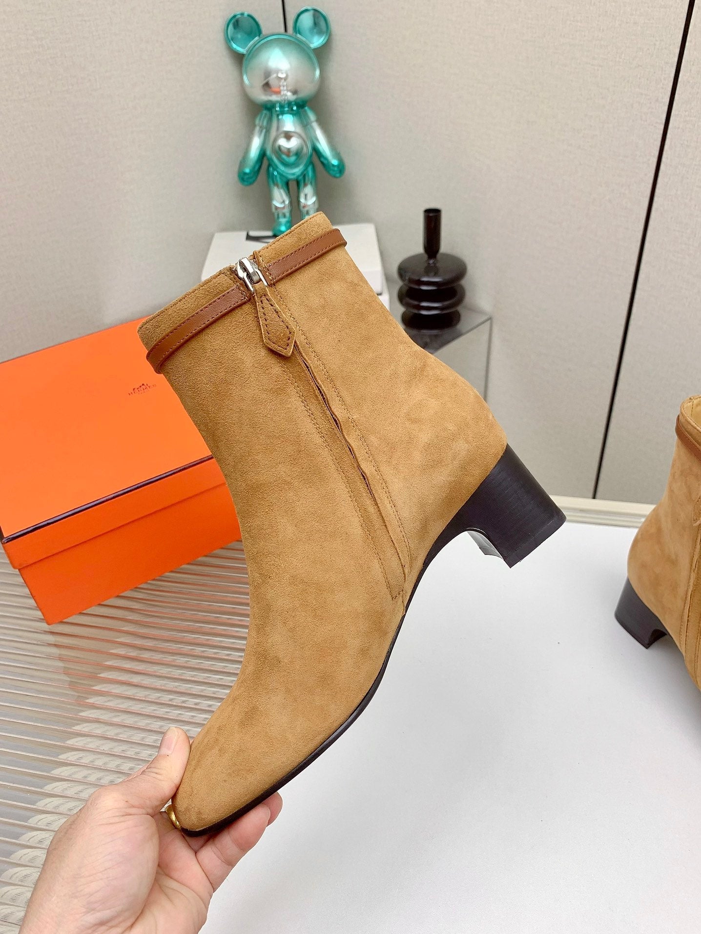 HM Imperial 50 Ankle Boot Light Brown Suede 971344