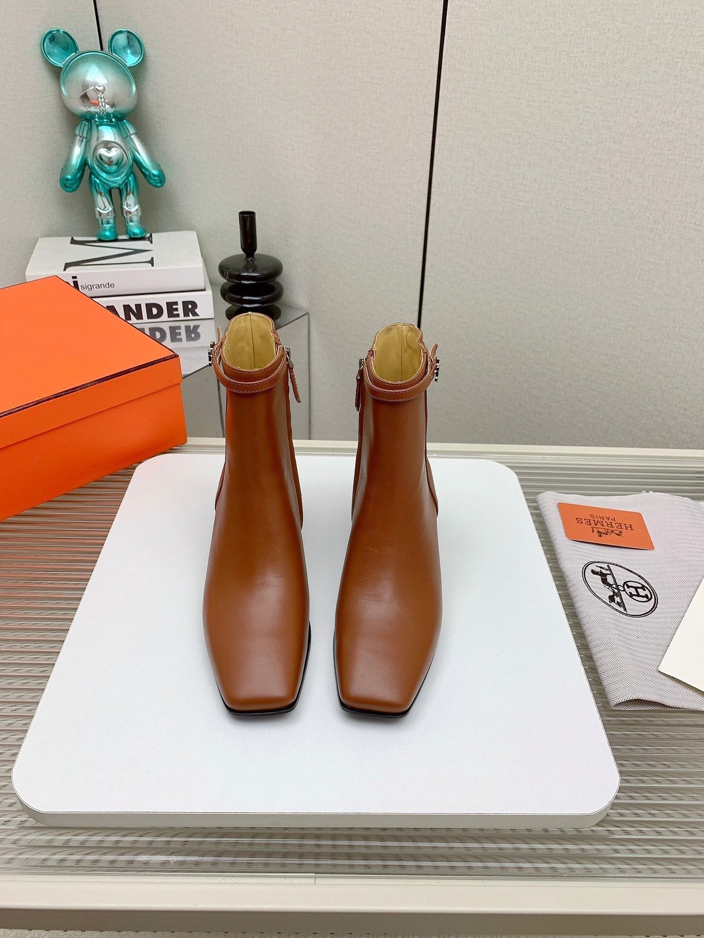 HM Hommage Ankle Boot Brown Calfskin  971352