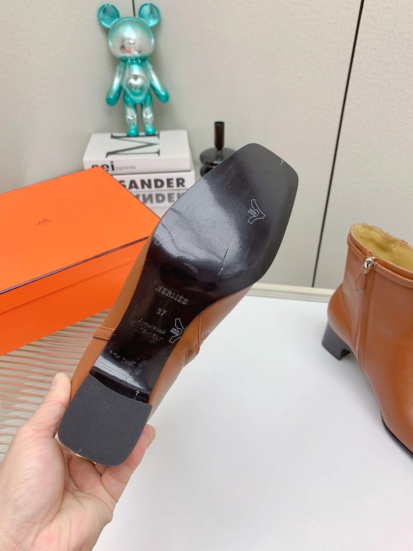 HM Hommage Ankle Boot Brown Calfskin  971352