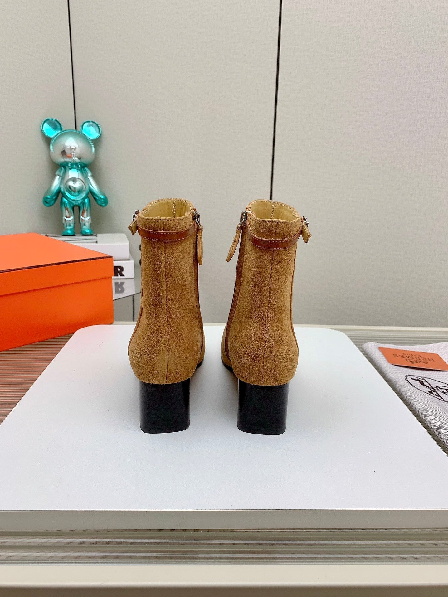 HM Hommage Ankle Boot Light Brown Suede 971357