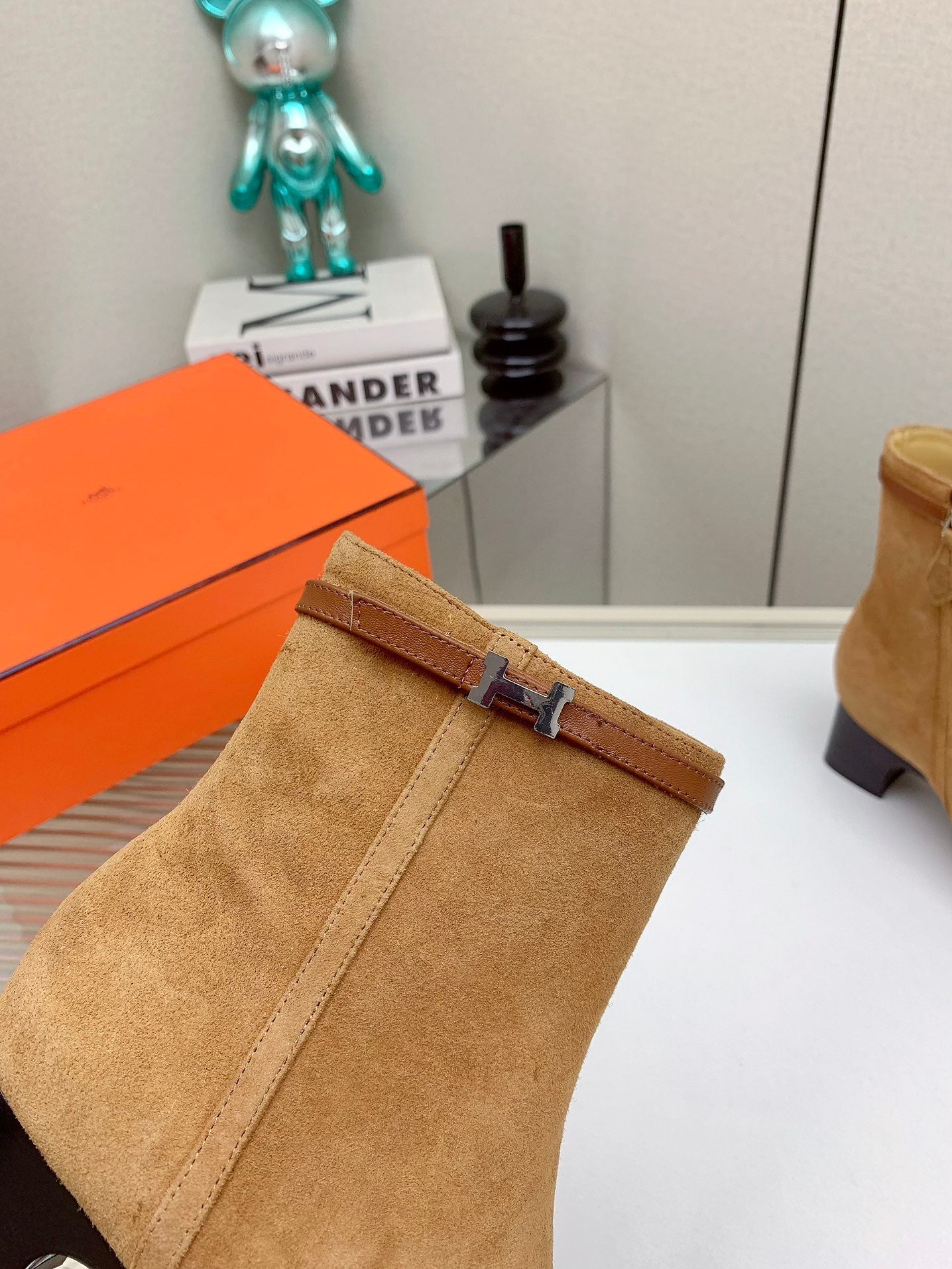 HM Hommage Ankle Boot Light Brown Suede 971357