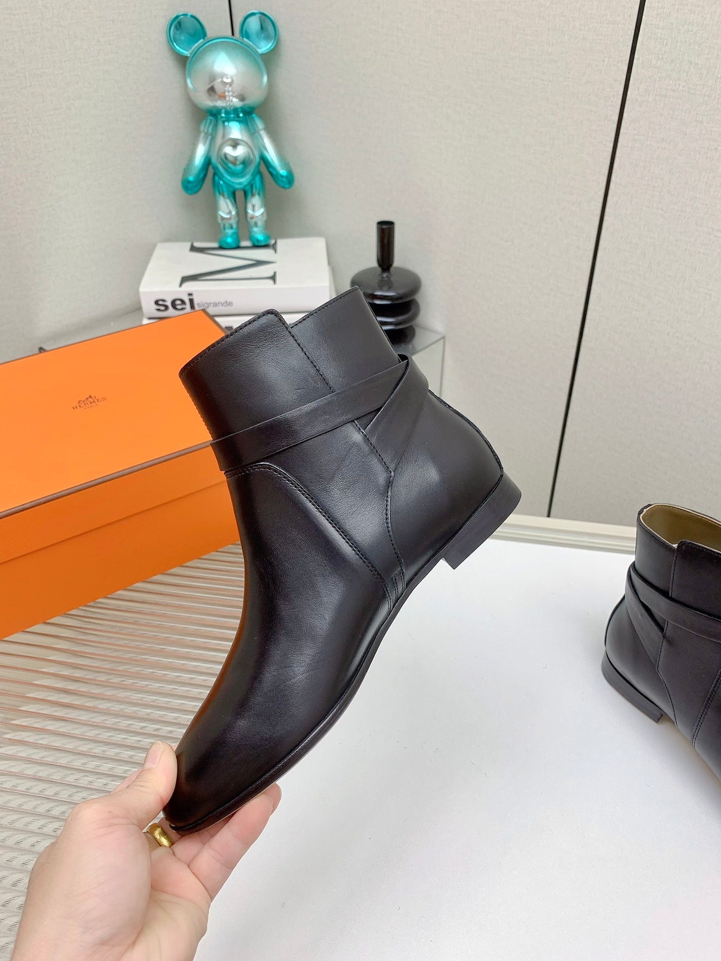 HM Neo Ankle Boot Black Calfskin 971373