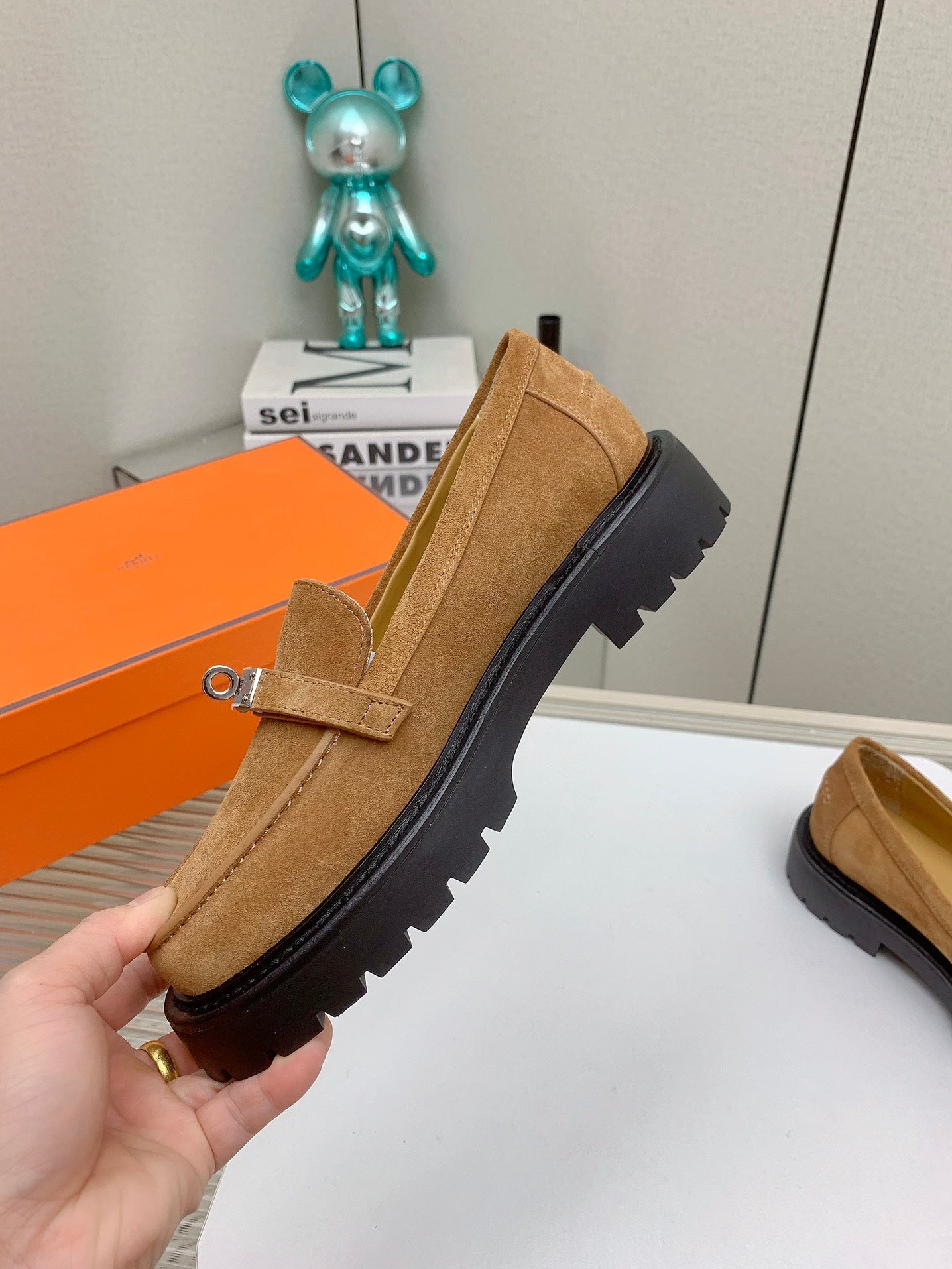 HM Icone Loafer Brown Suede 971405