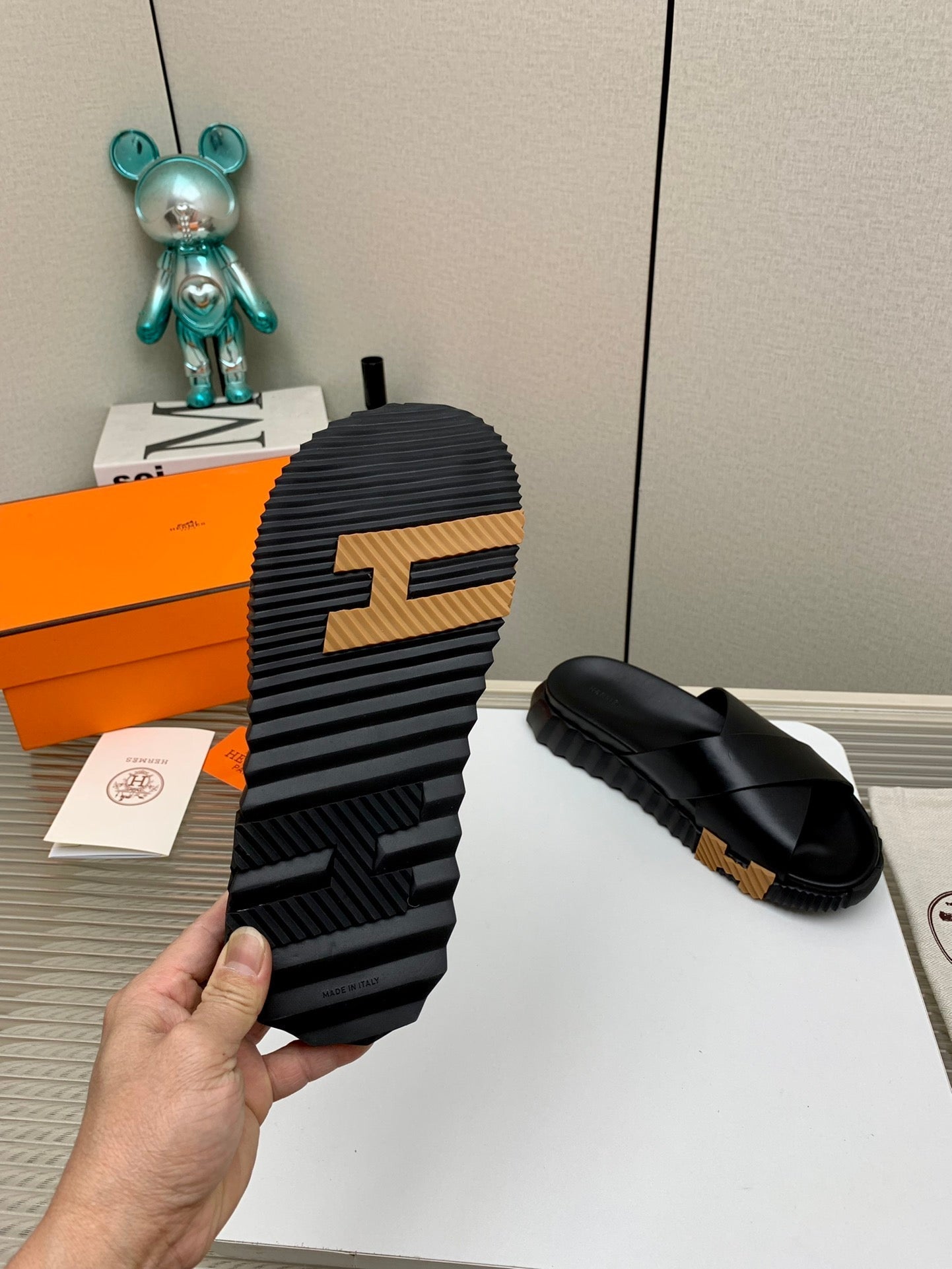 HM 25 Infra Sandal Cowhide and Rubber  245616