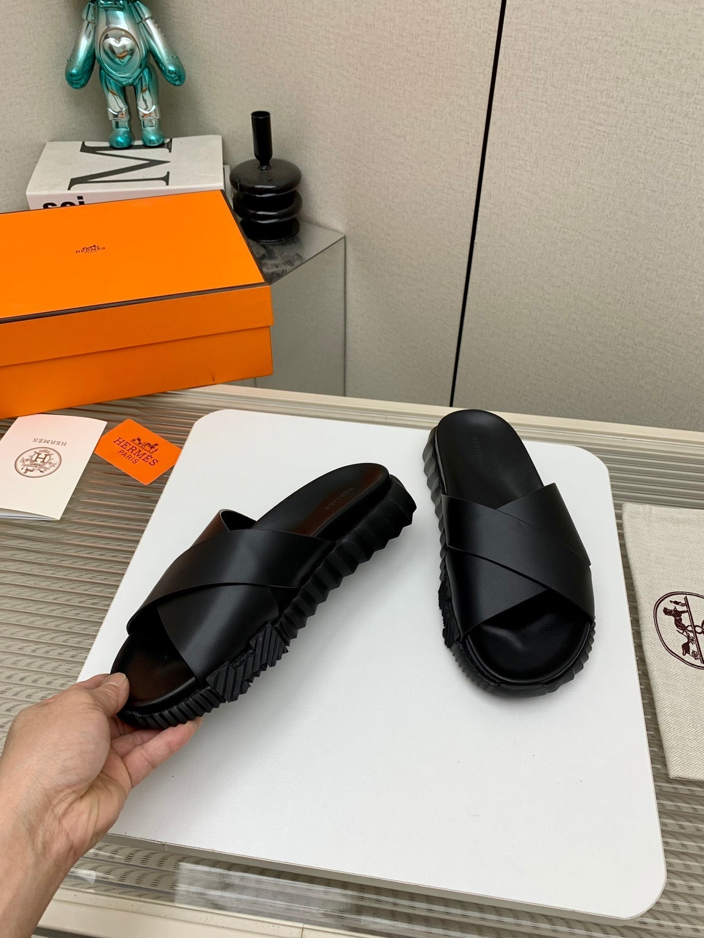 HM 25 Infra Sandal Cowhide and Rubber  245616