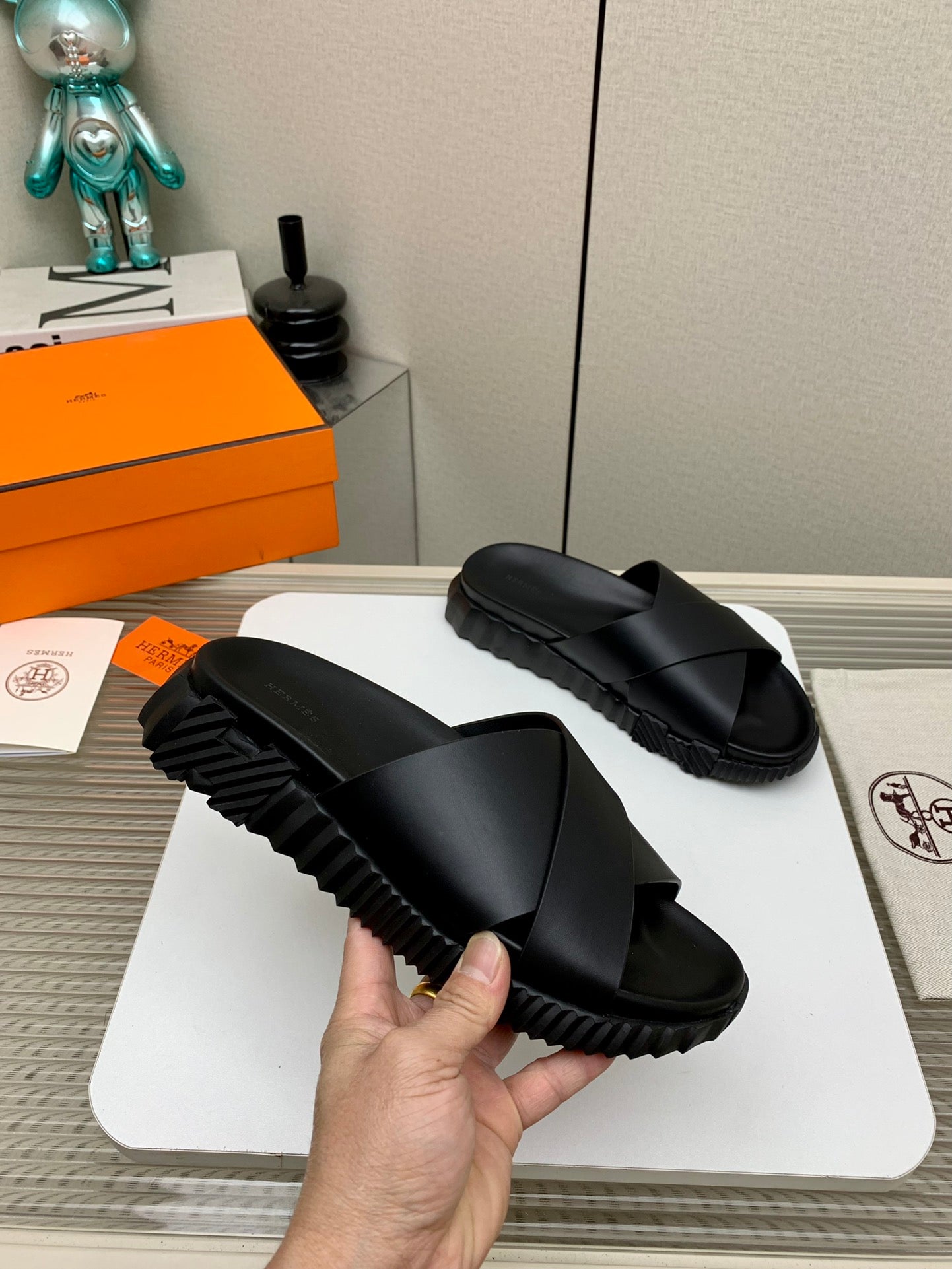 HM 25 Infra Sandal Cowhide and Rubber  245616