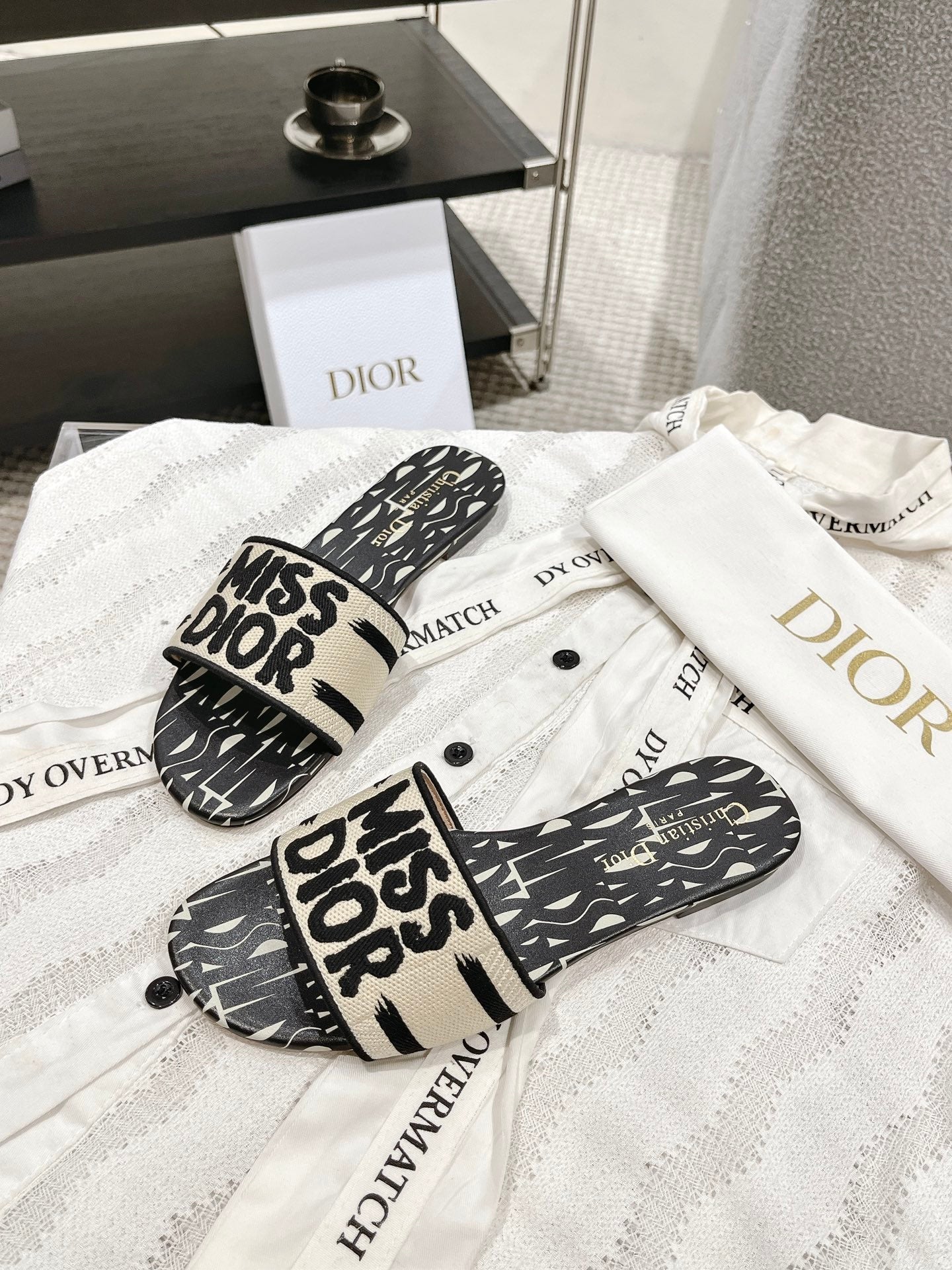 CD 25 Slippers Cotton Fabric 241434