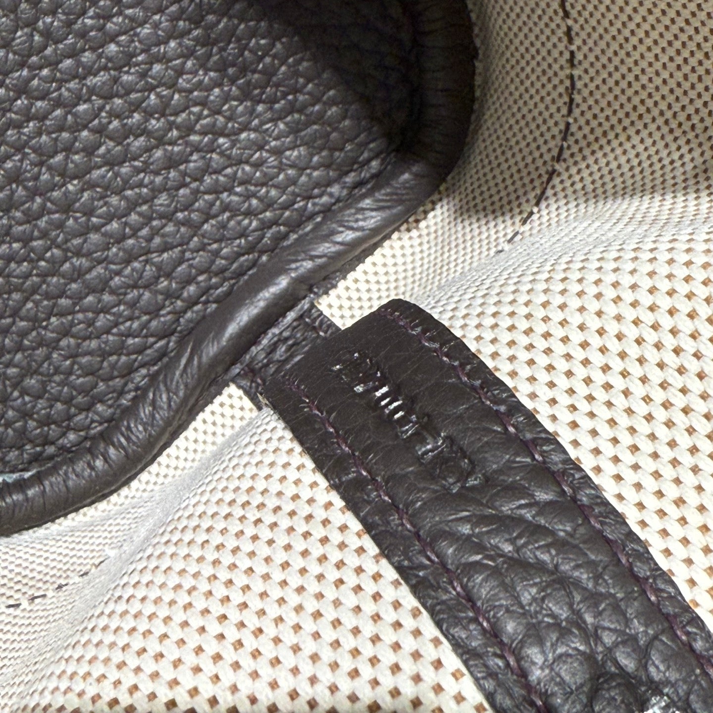 HM Neo Garden 23 bag Black Canvas and Negonda Calfskin 243328