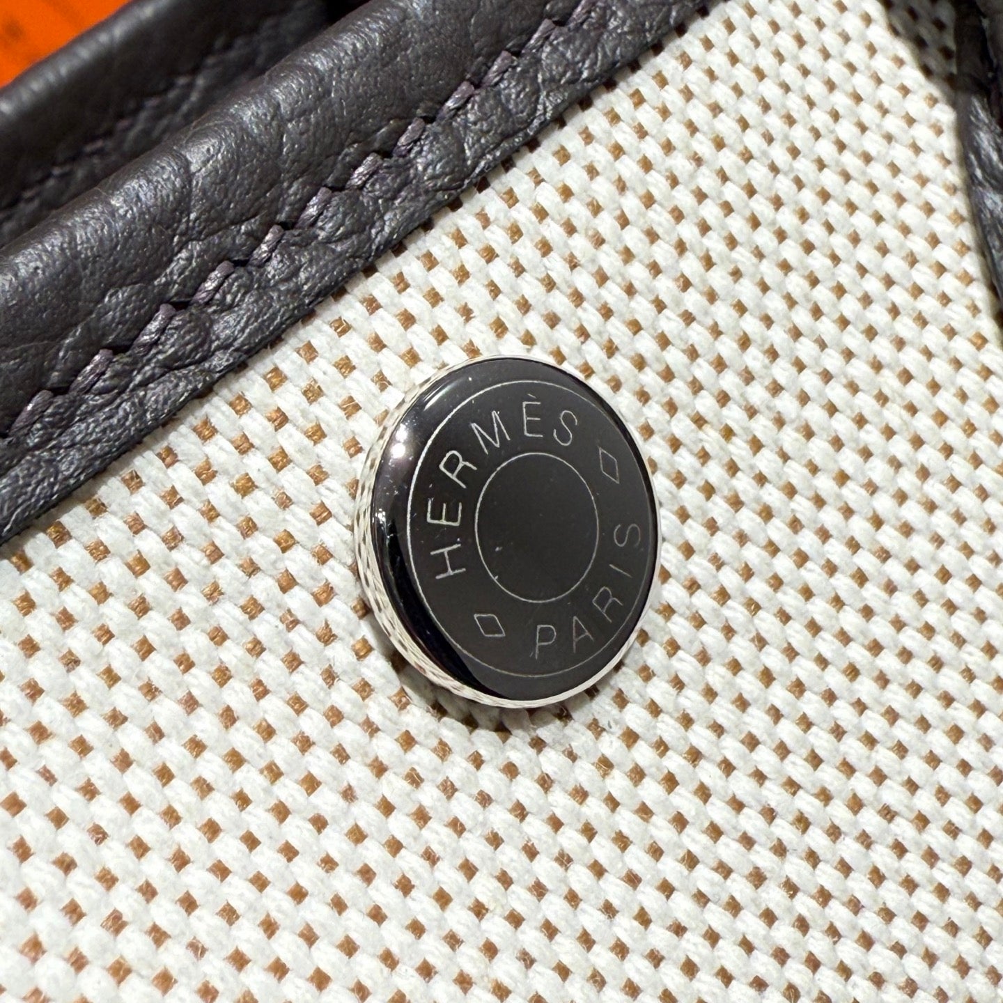 HM Neo Garden 23 bag Black Canvas and Negonda Calfskin 243328