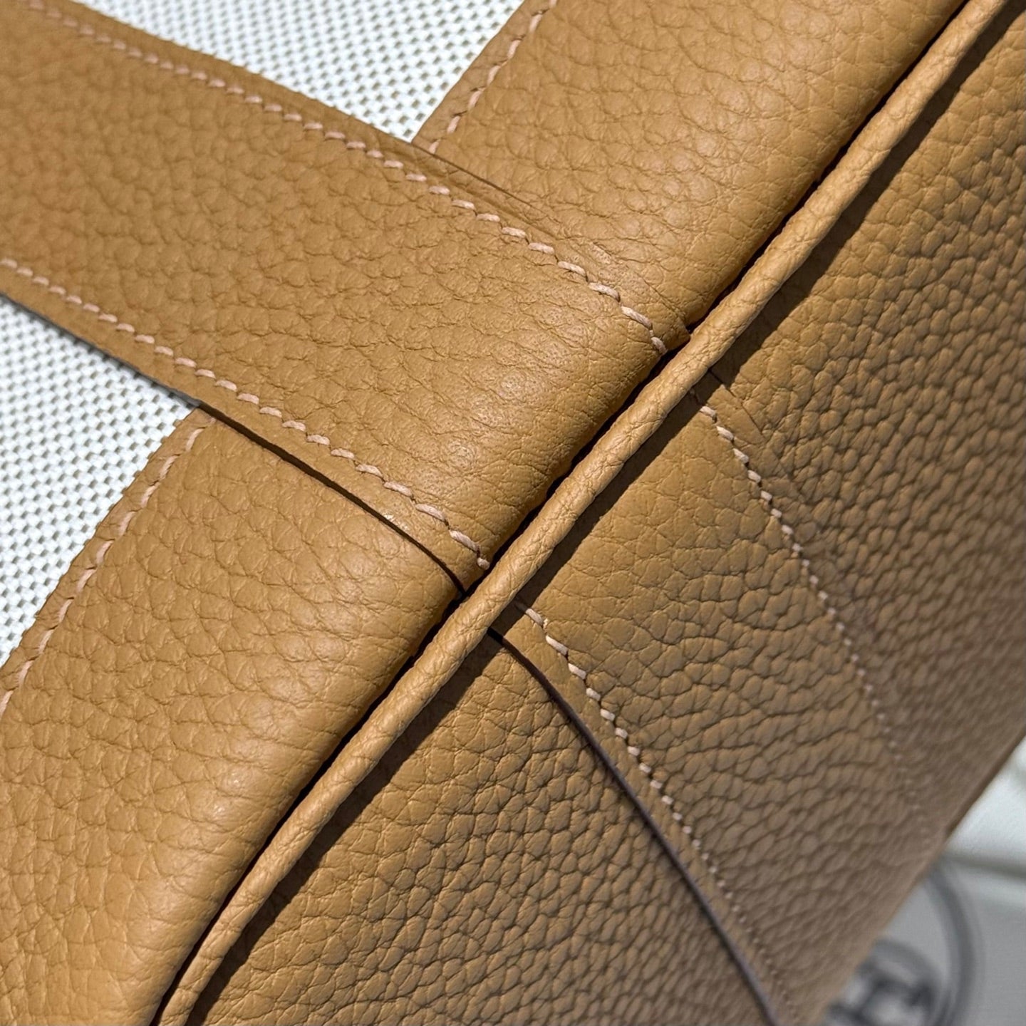 HM Neo Garden 23 bag Camel Canvas and Negonda Calfskin 243331