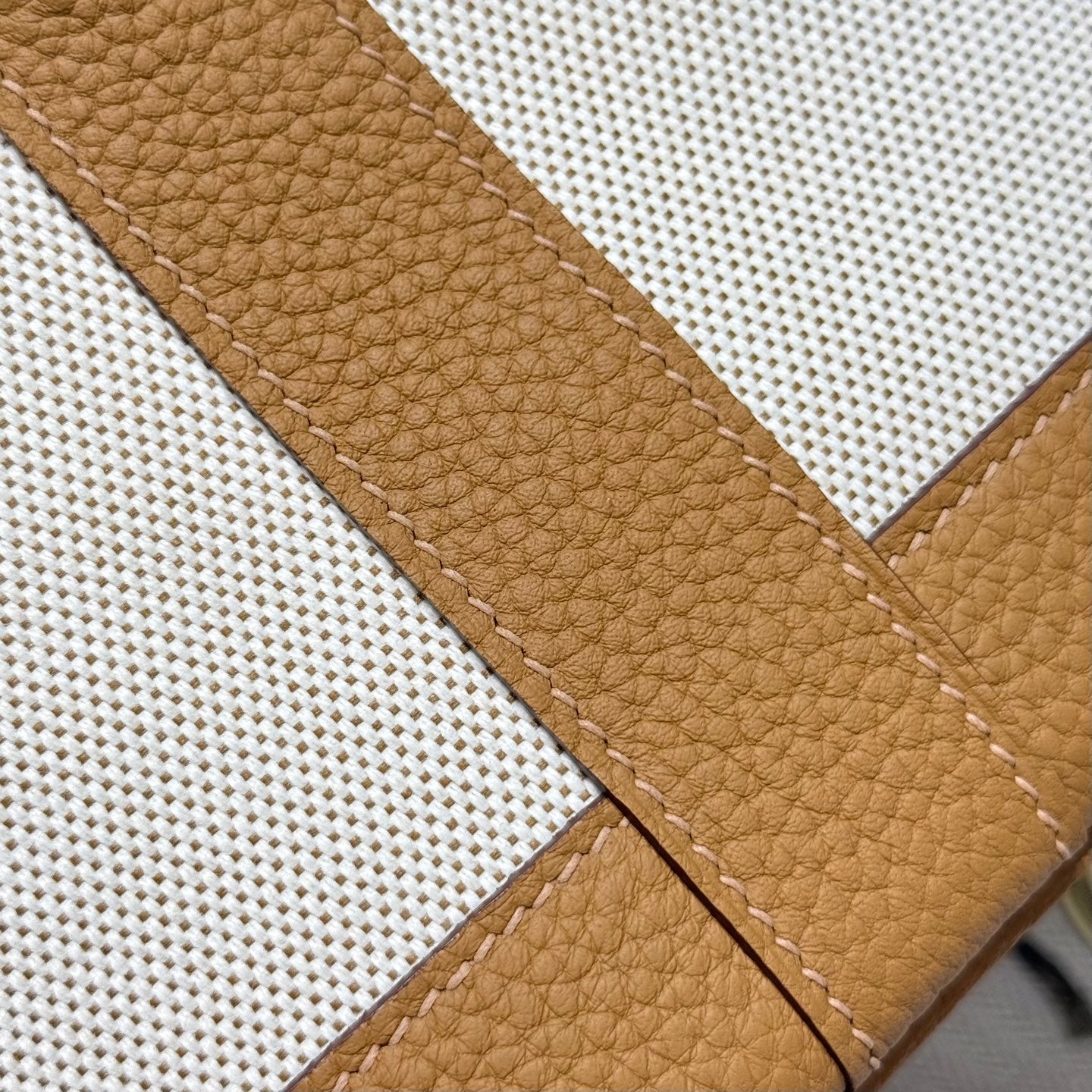 HM Neo Garden 23 bag Camel Canvas and Negonda Calfskin 243331