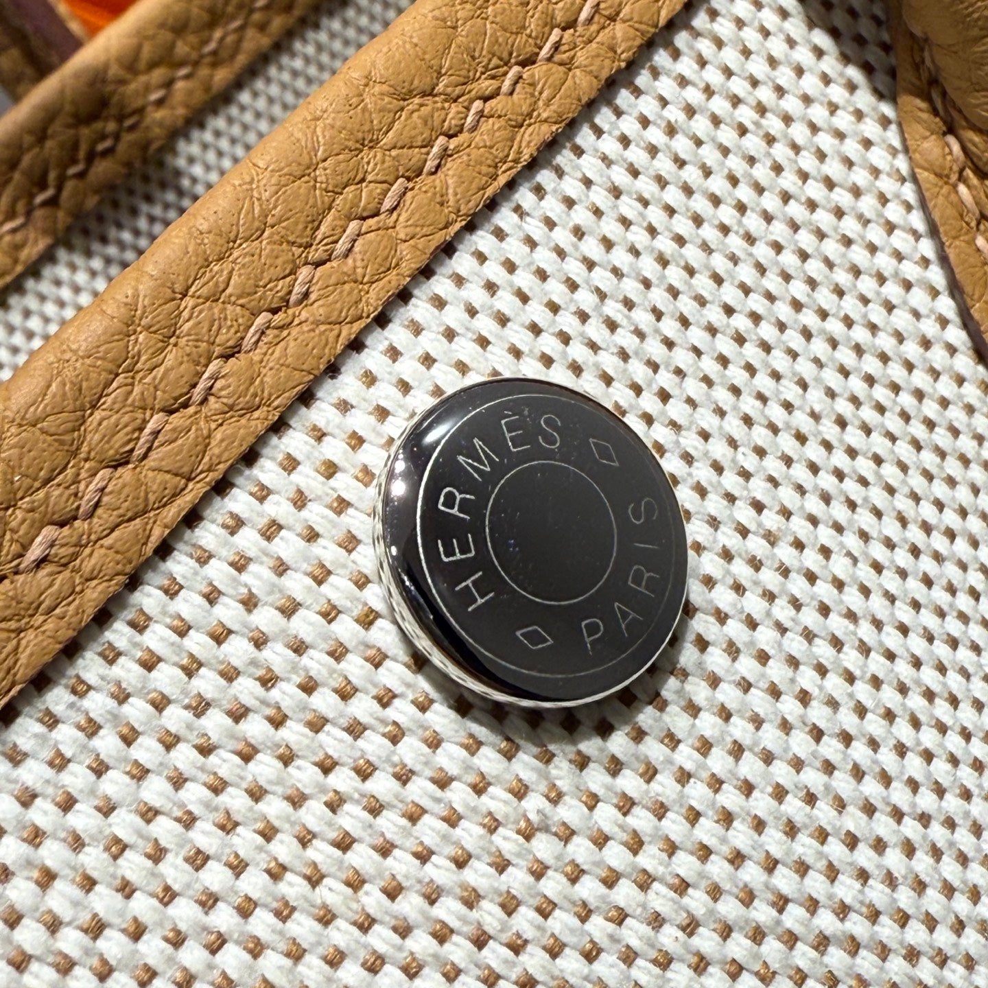 HM Neo Garden 23 bag Camel Canvas and Negonda Calfskin 243331